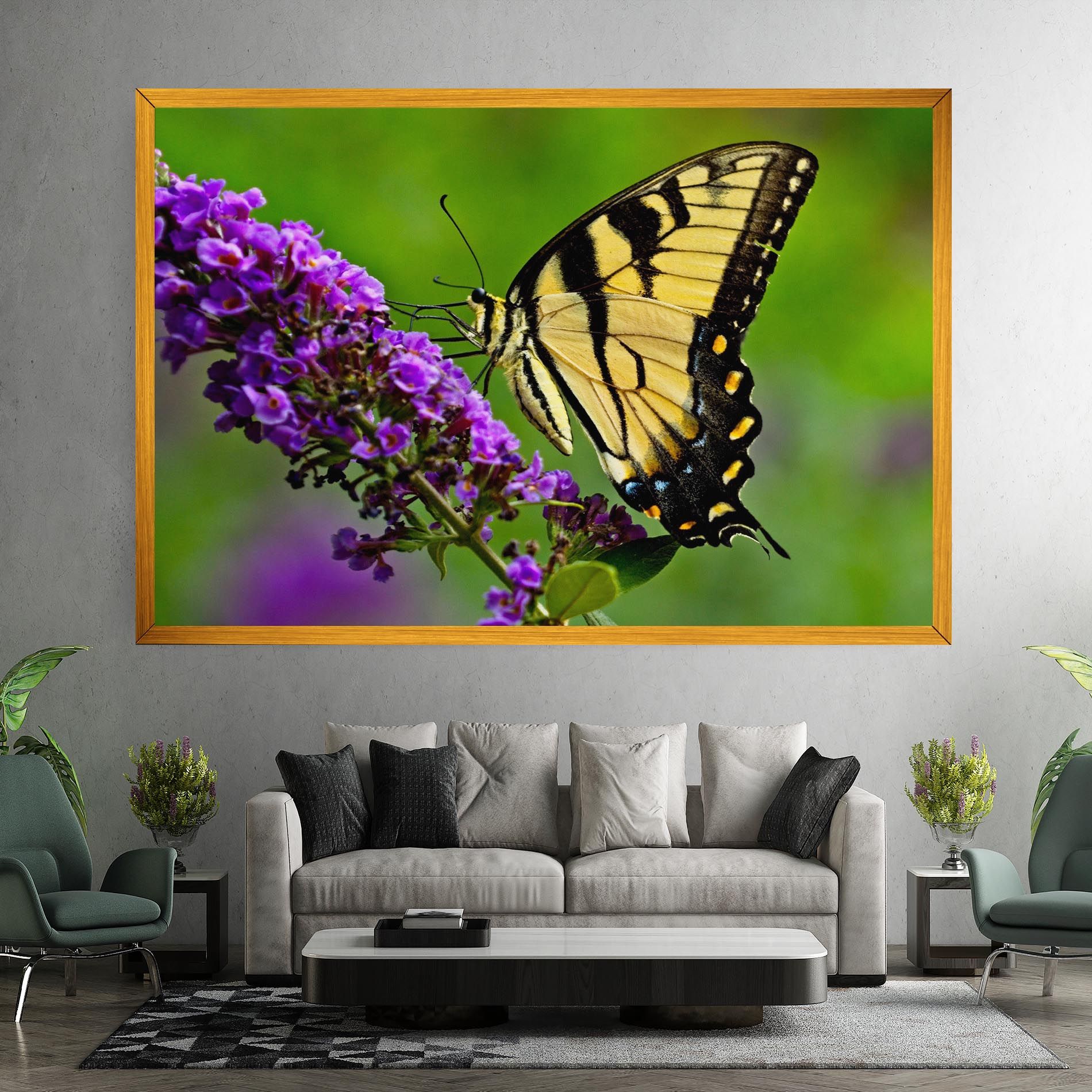 Cream Wild Butterfly mockup 7