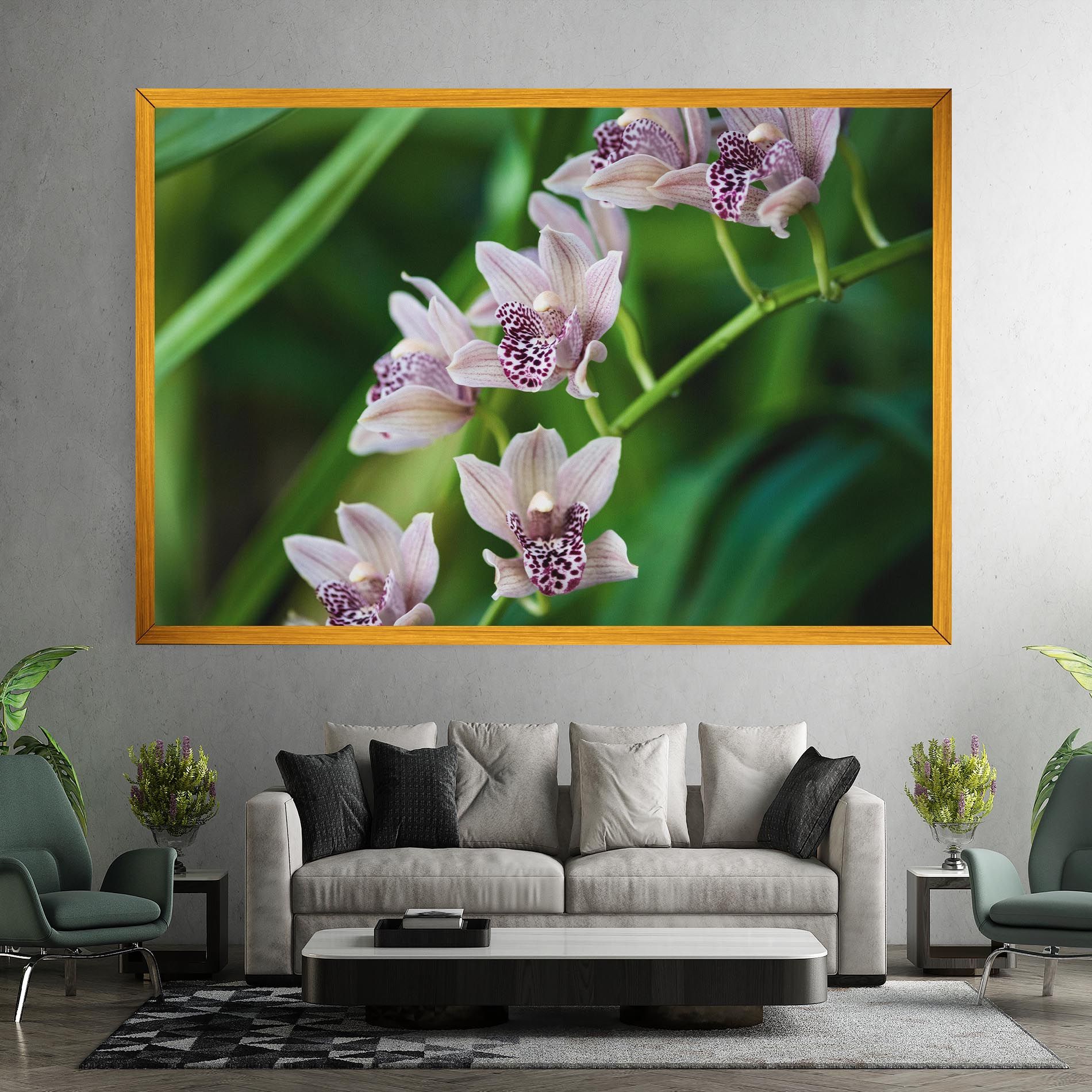 Cymbidium Orchid mockup 7