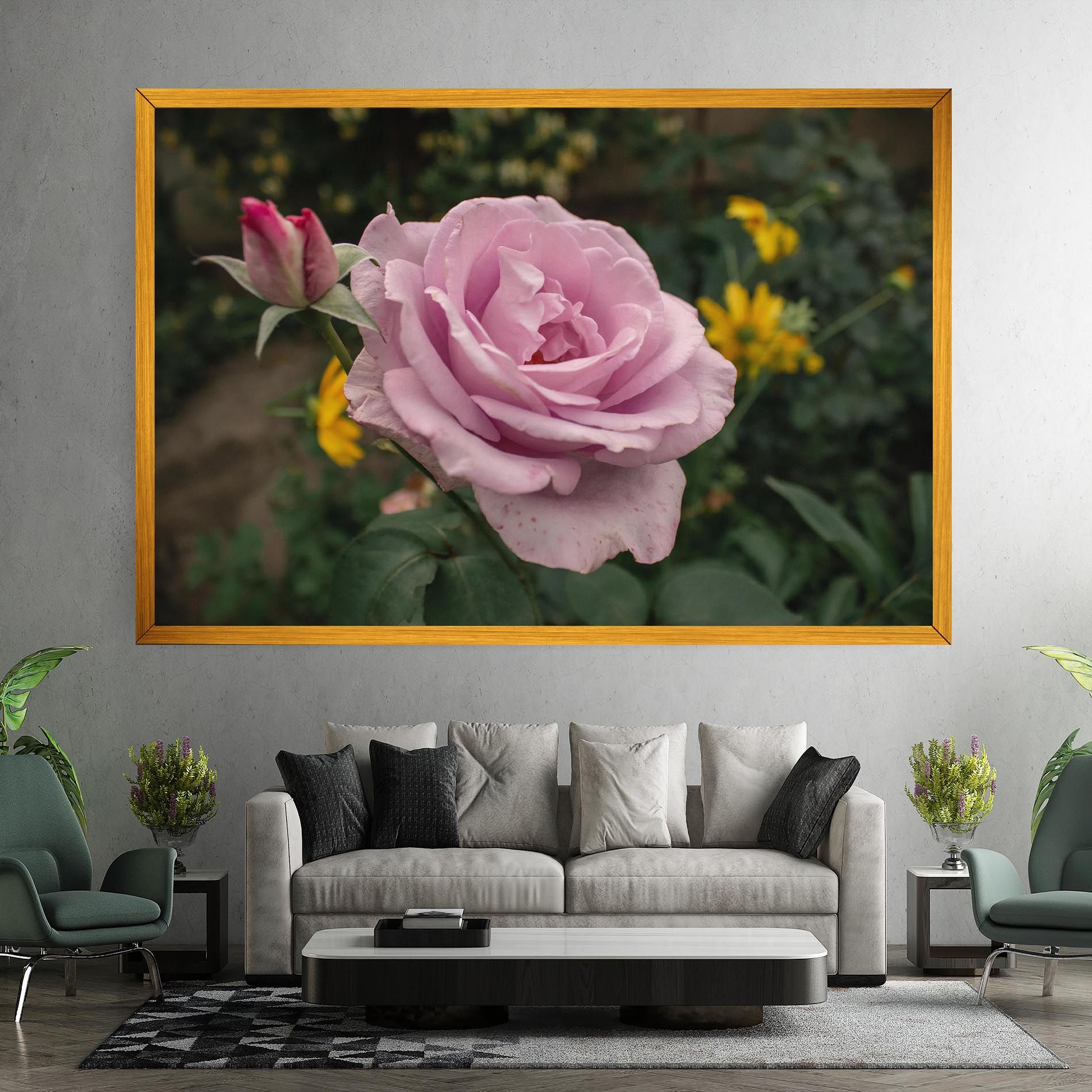Garden Pink Rose mockup 7