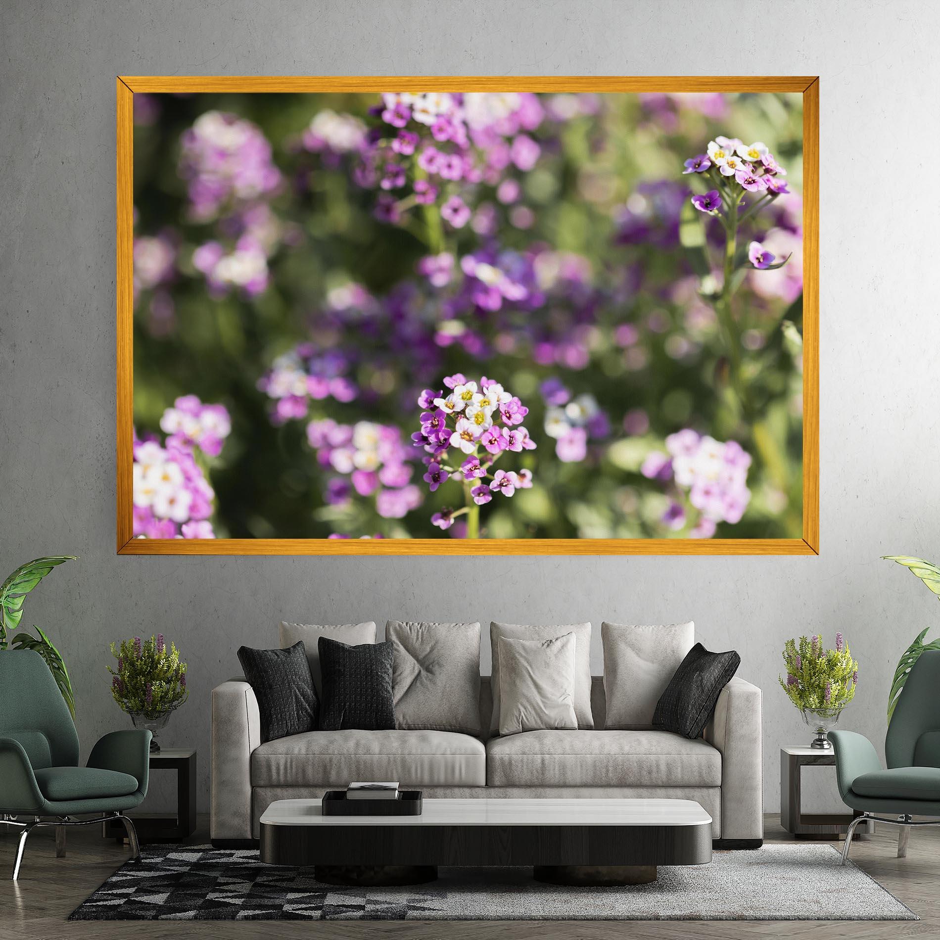 Tablou Canvas Wild Purple Field mockup 7