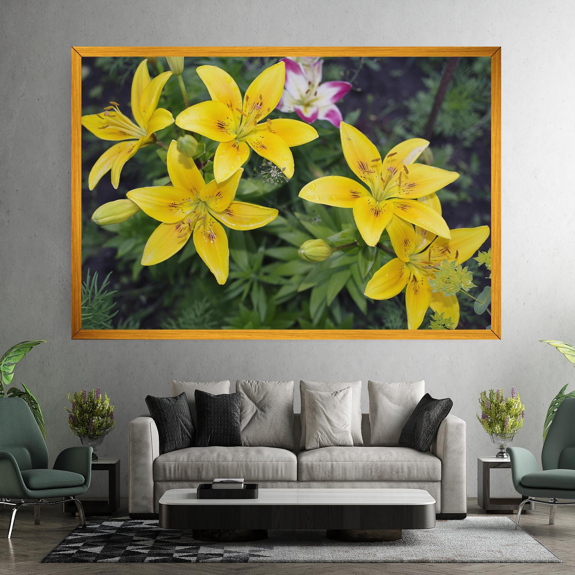 Tablou Canvas Yellow Flowers mockup 7