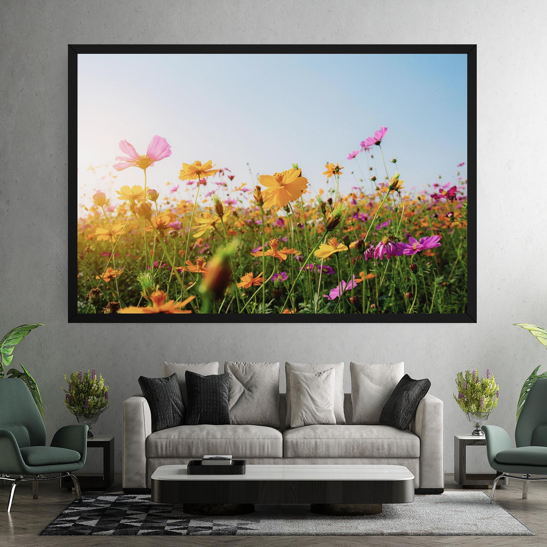 Tablou Canvas Cosmos Field Sunset mockup 7