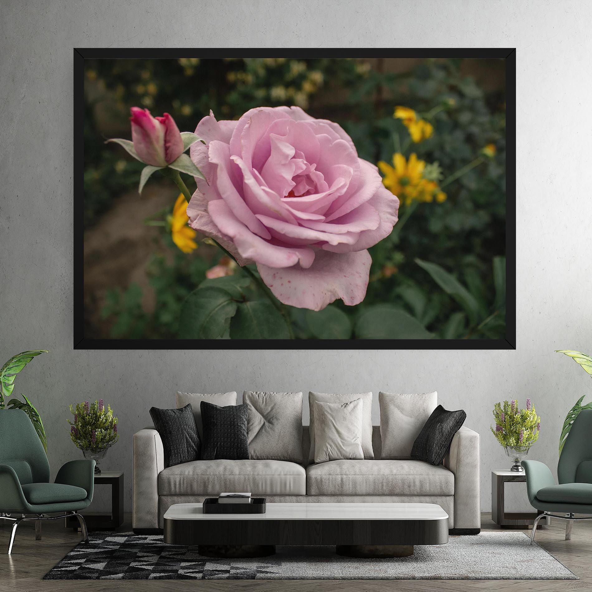 Garden Pink Rose mockup 7