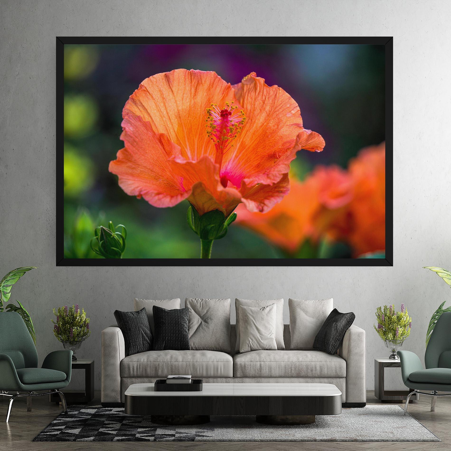 Tablou Canvas Orange Wild Flower mockup 7