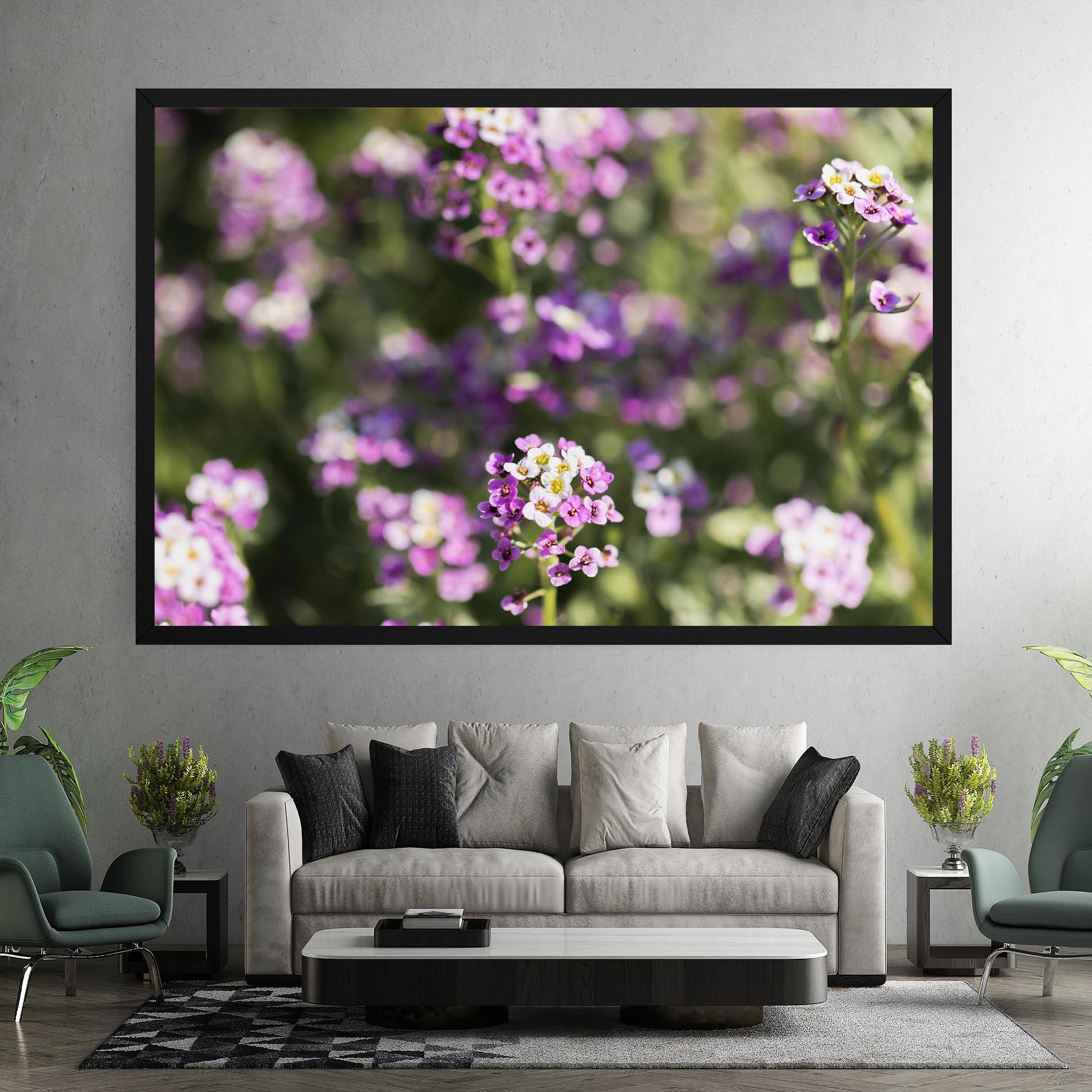 Tablou Canvas Wild Purple Field mockup 7