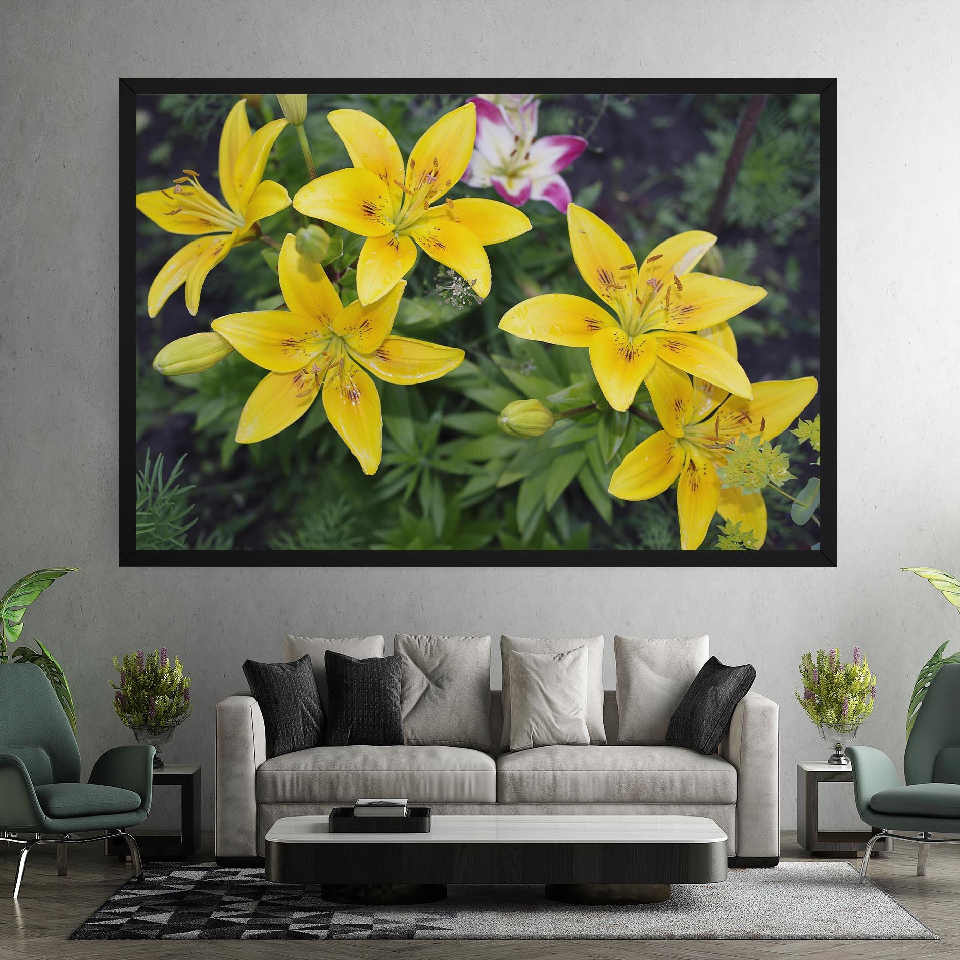 Tablou Canvas Yellow Flowers mockup 7