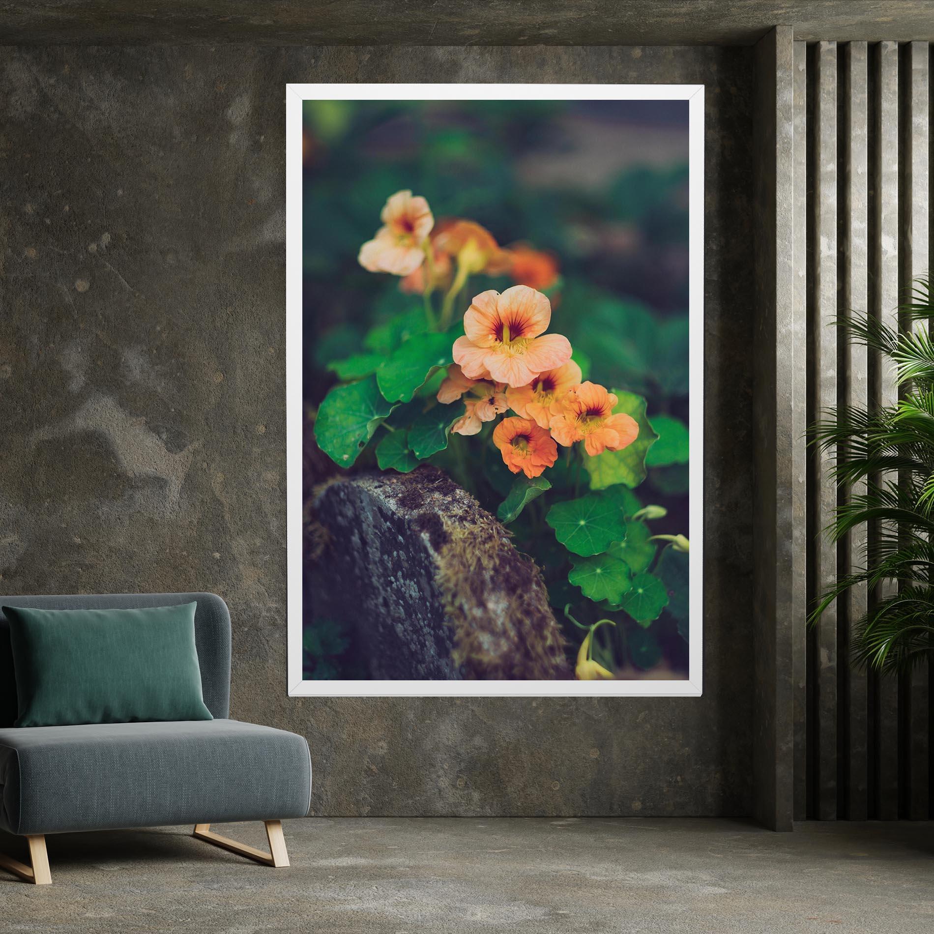 Tablou Canvas Small Pink Flowers mockup 7