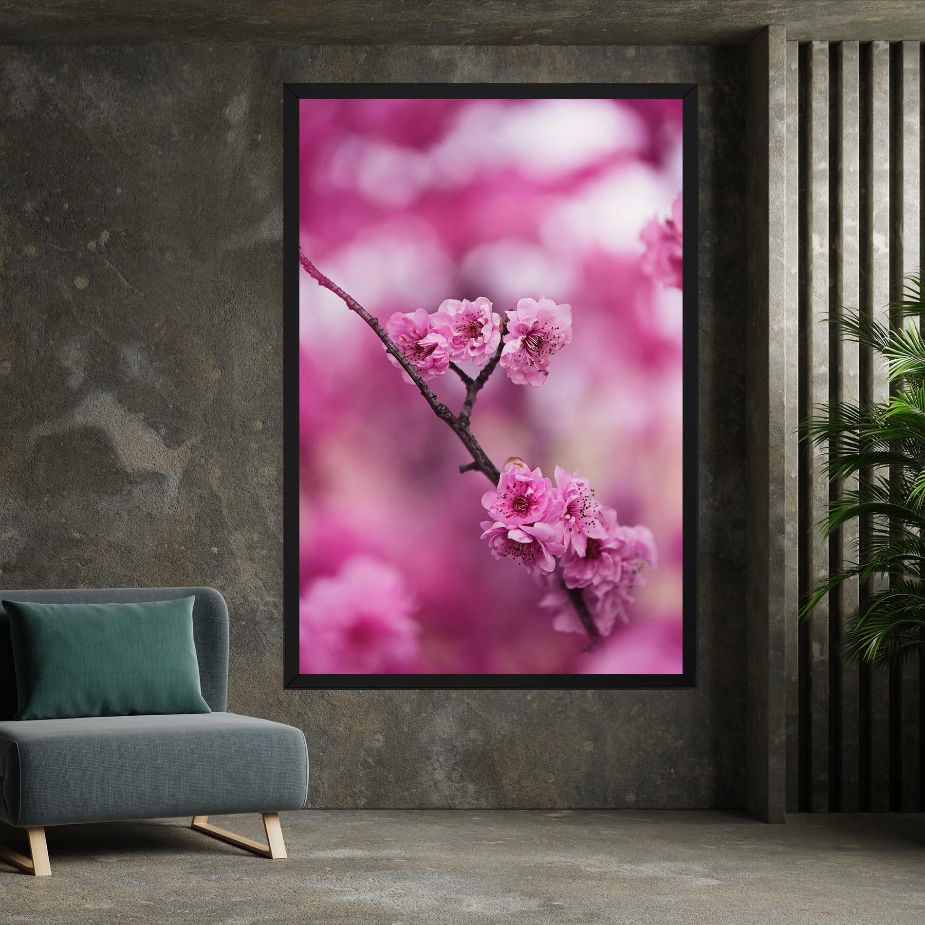 Tablou Canvas Pink Flower Tree mockup 7