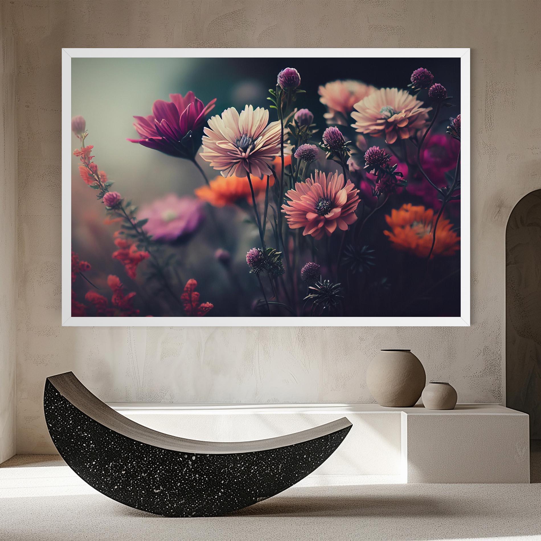 Tablou Canvas Beautiful Flower Garden mockup 8