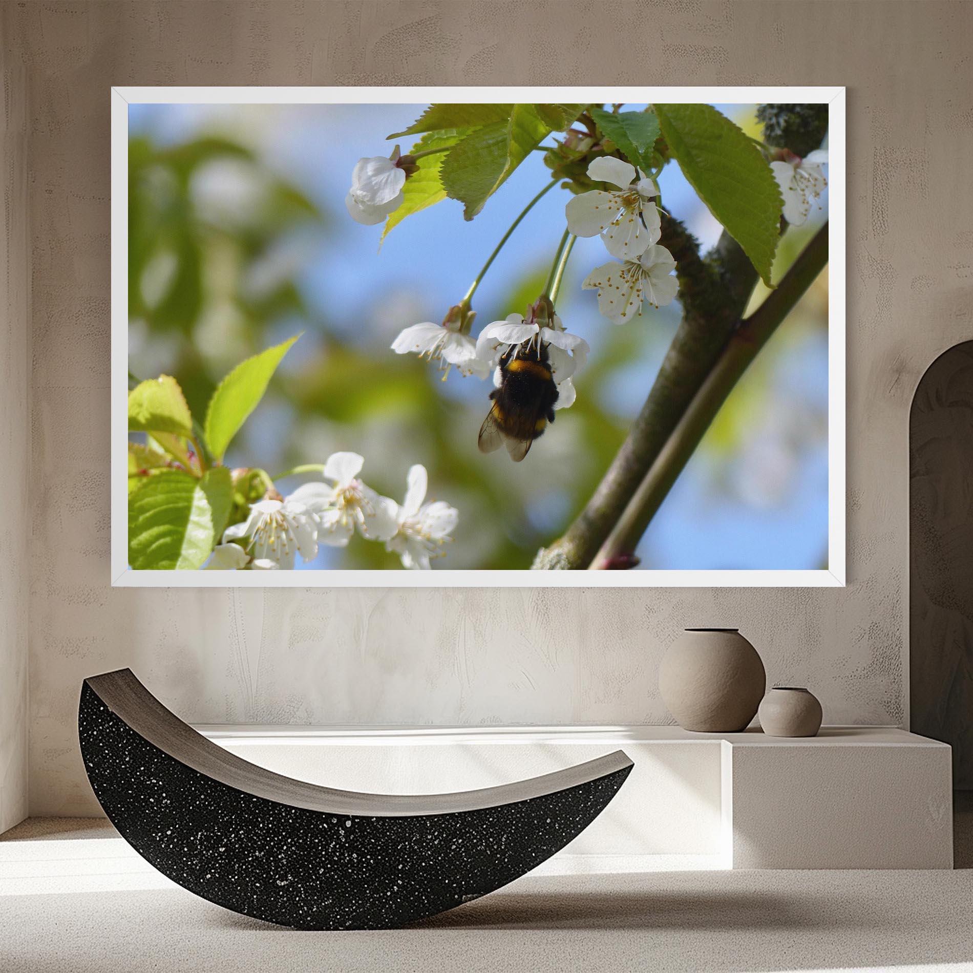 Tablou Canvas Bee Wild Tree mockup 8