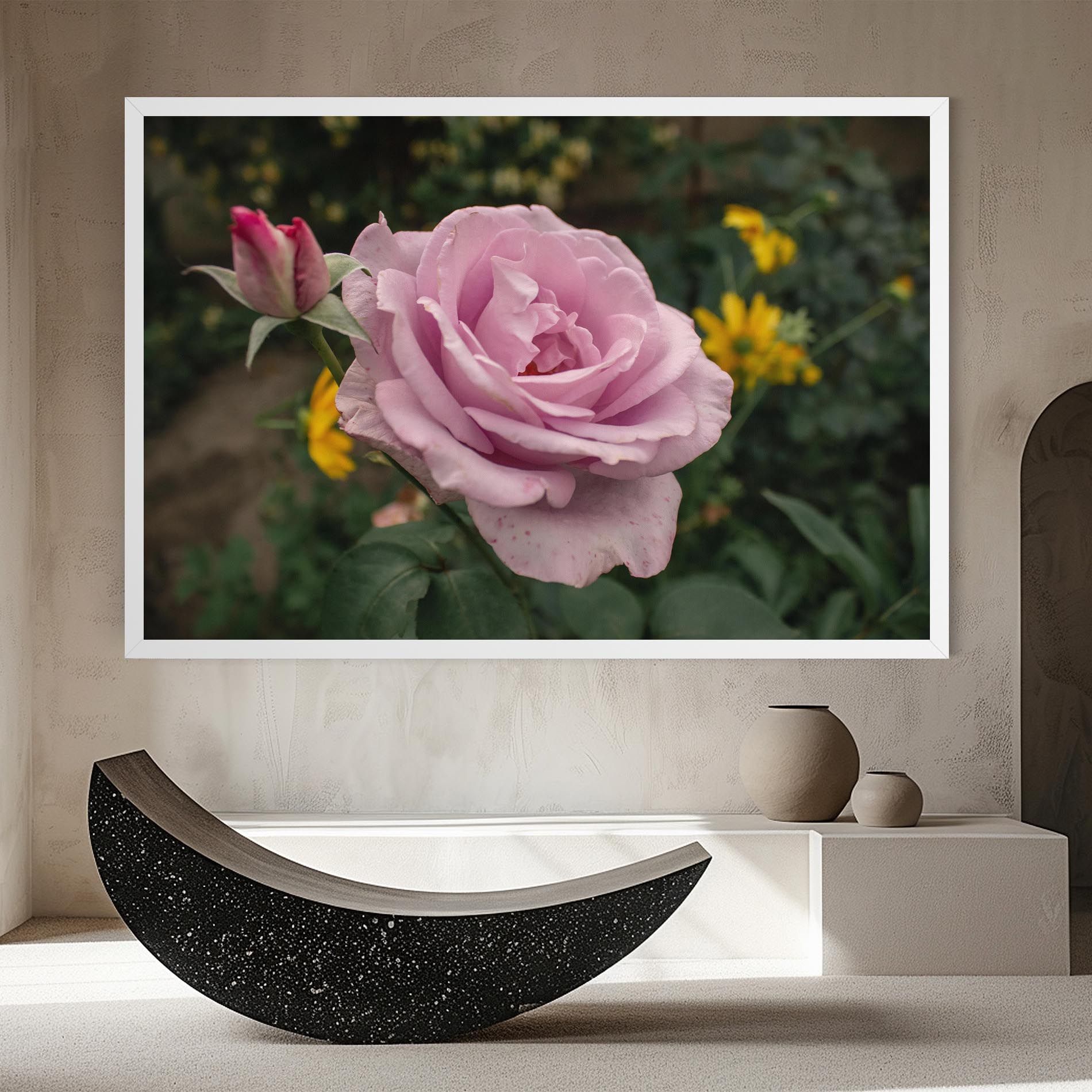 Garden Pink Rose mockup 8