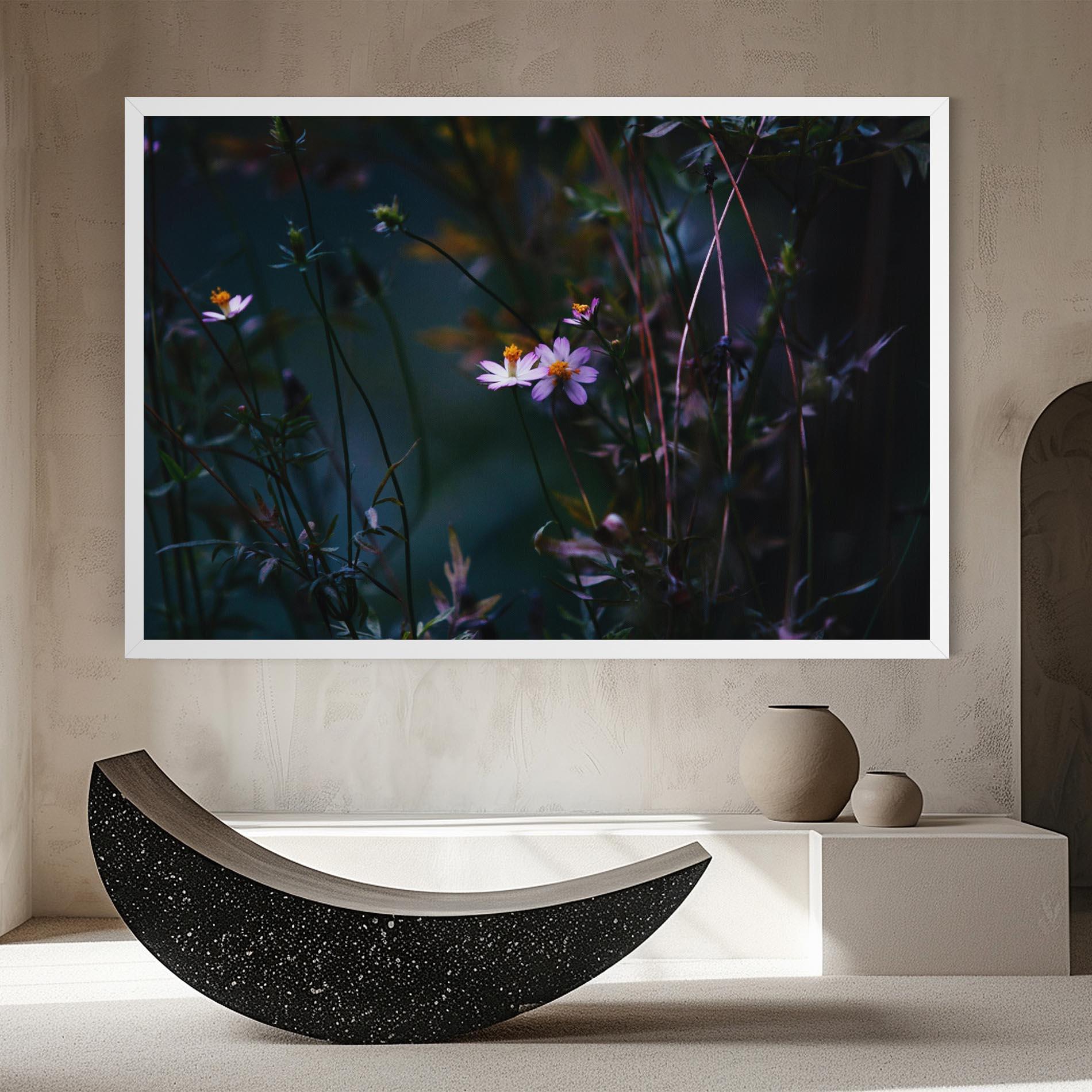 Tablou Canvas Night Flowers mockup 8
