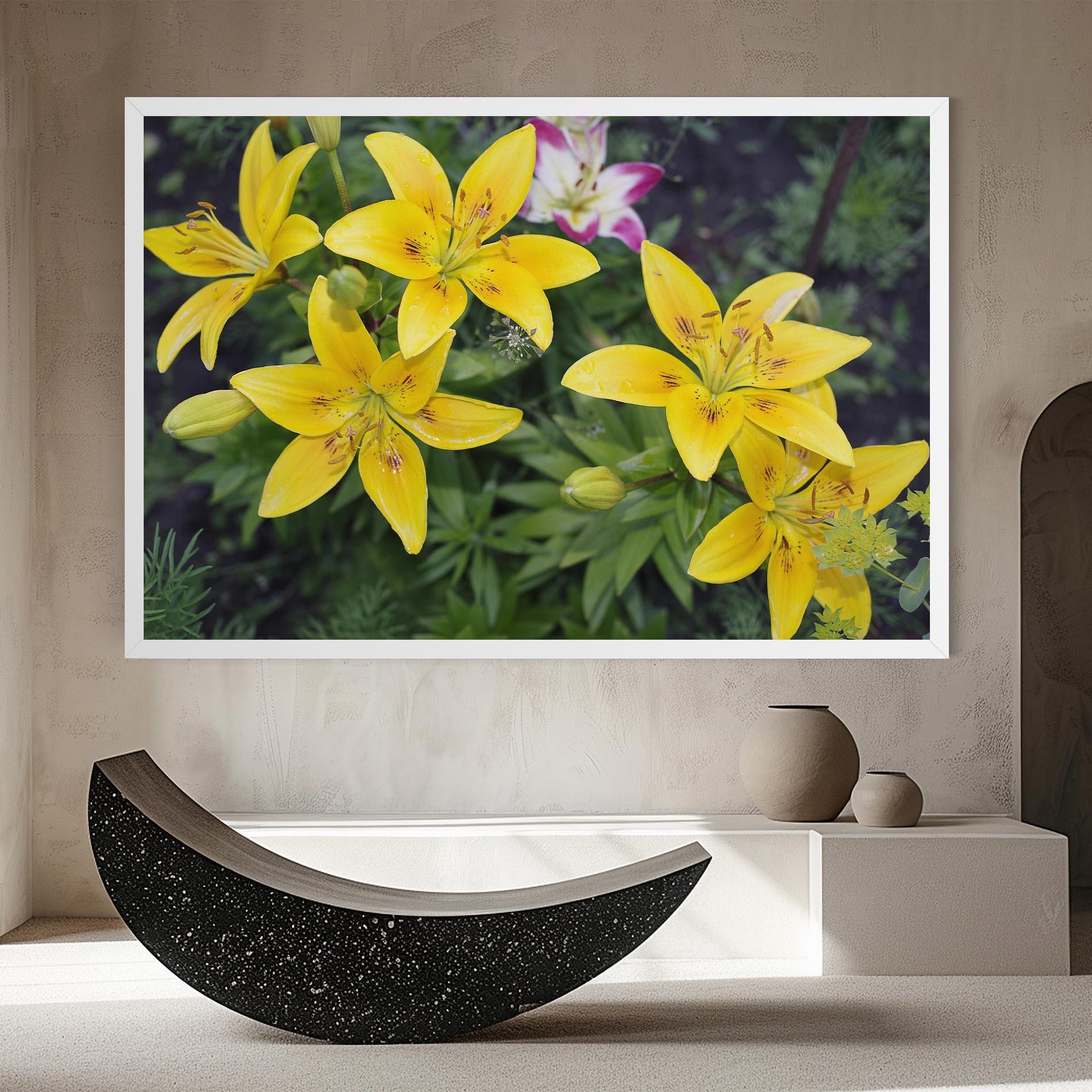 Tablou Canvas Yellow Flowers mockup 8