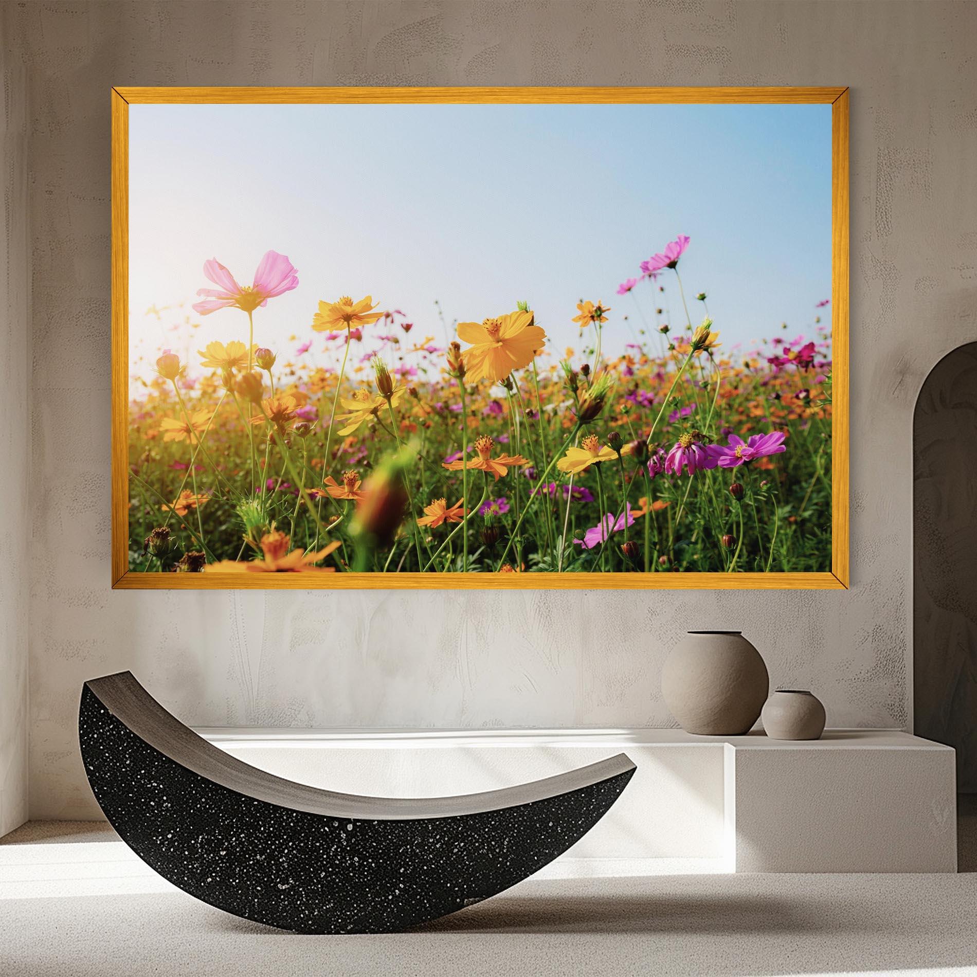 Tablou Canvas Cosmos Field Sunset mockup 8