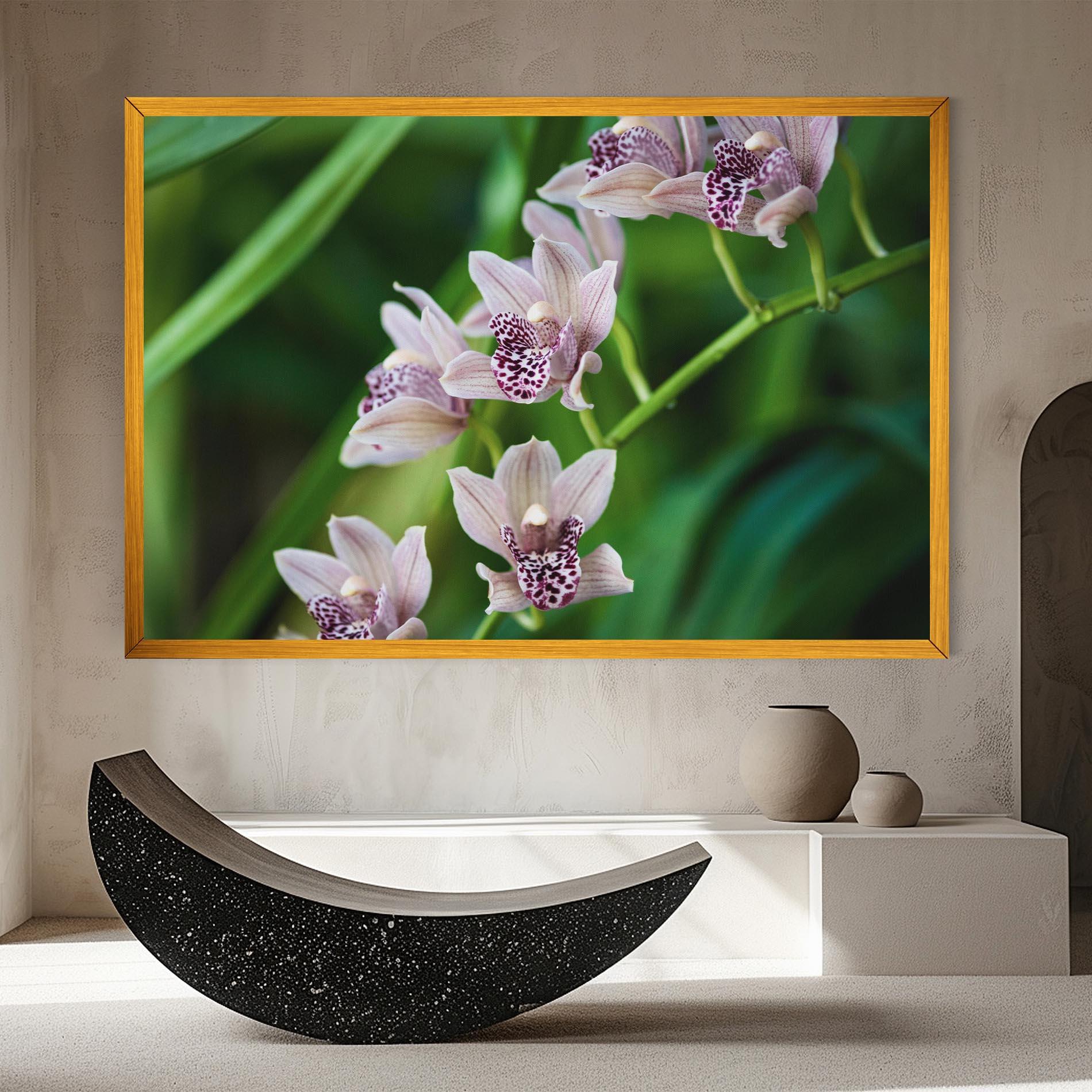 Tablou Canvas Cymbidium Orchid mockup 8