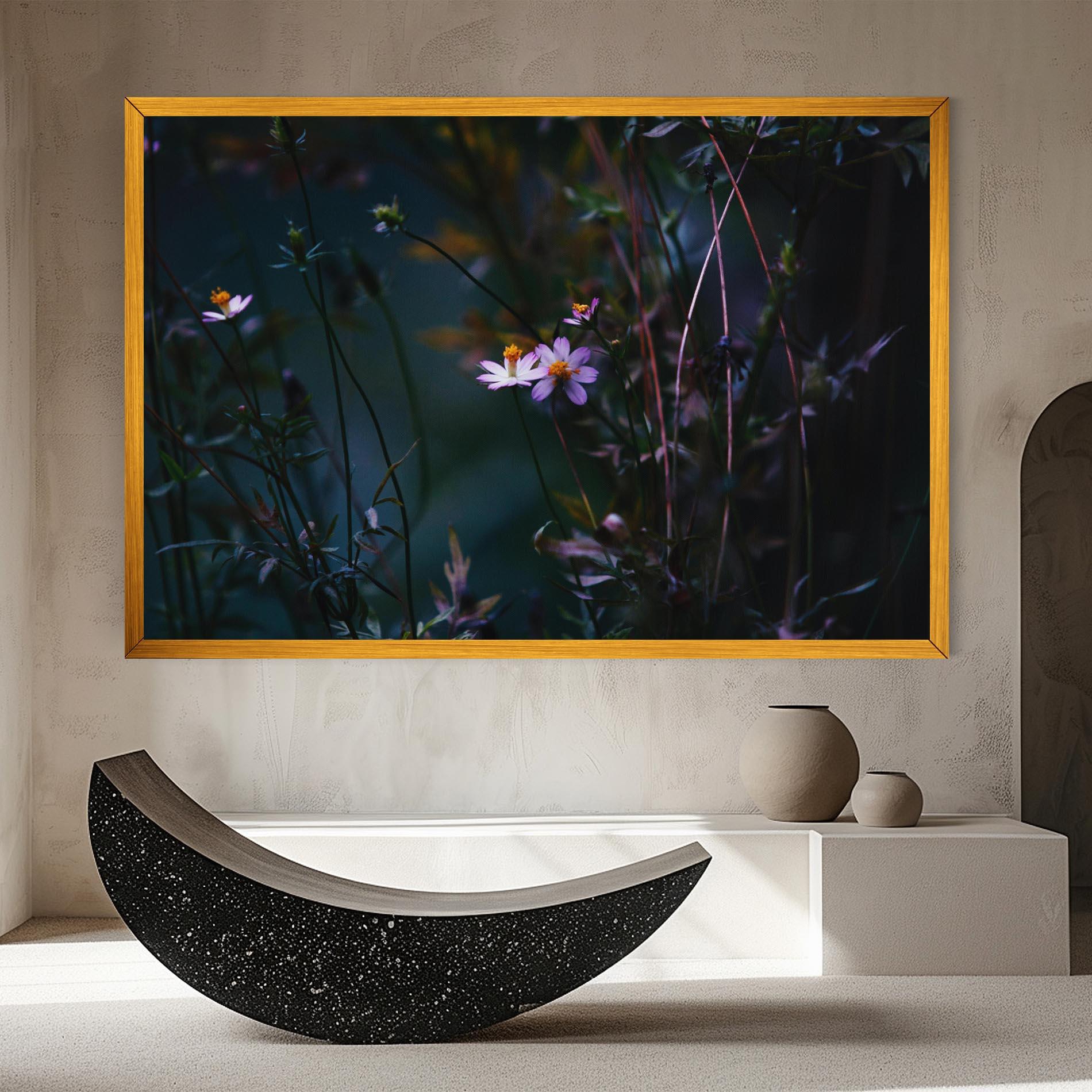 Tablou Canvas Night Flowers mockup 8