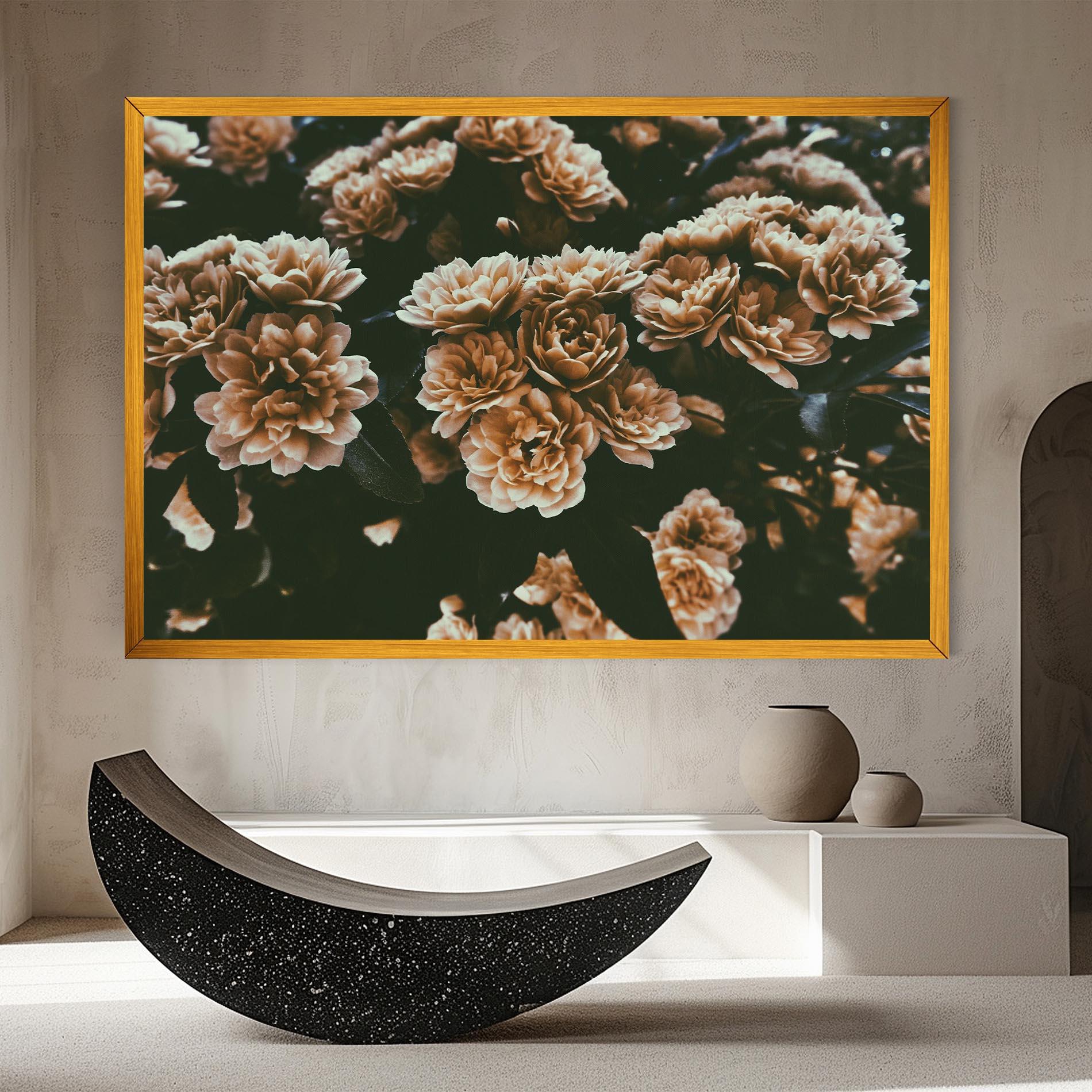 Tablou Canvas Wild Cream Flower mockup 8