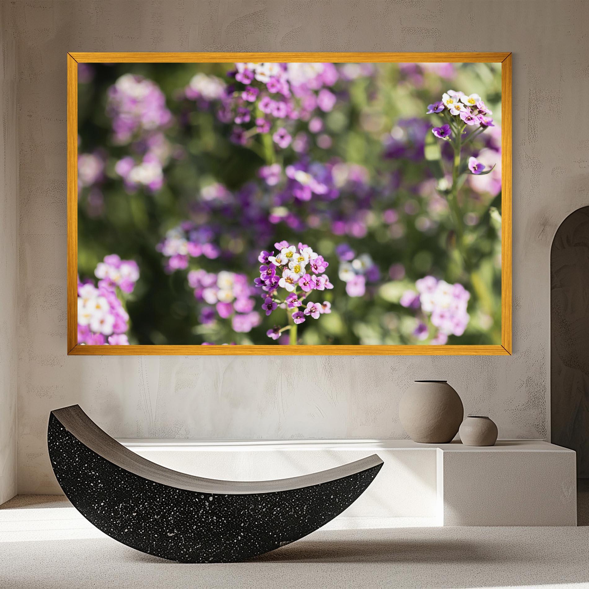 Tablou Canvas Wild Purple Field mockup 8