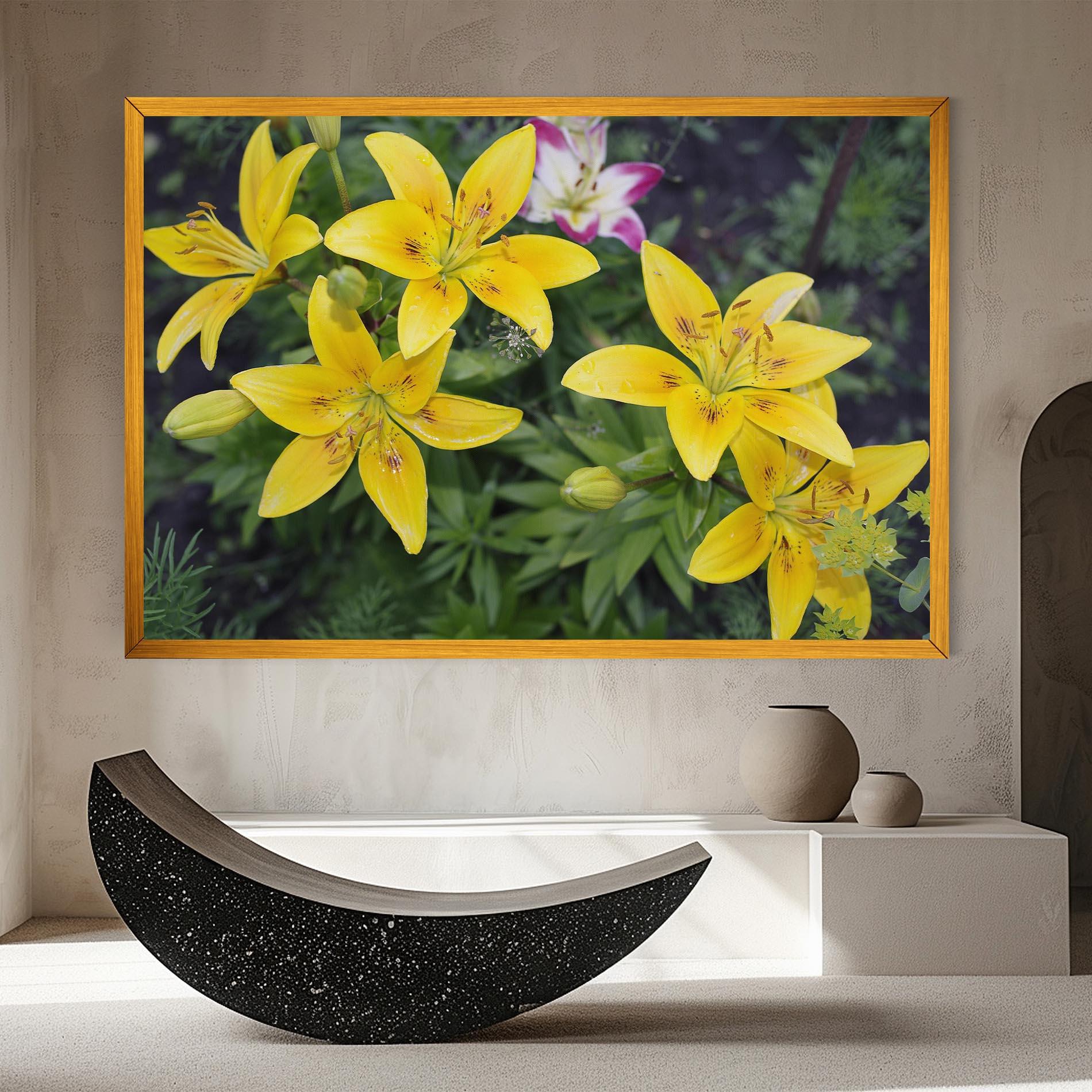 Tablou Canvas Yellow Flowers mockup 8