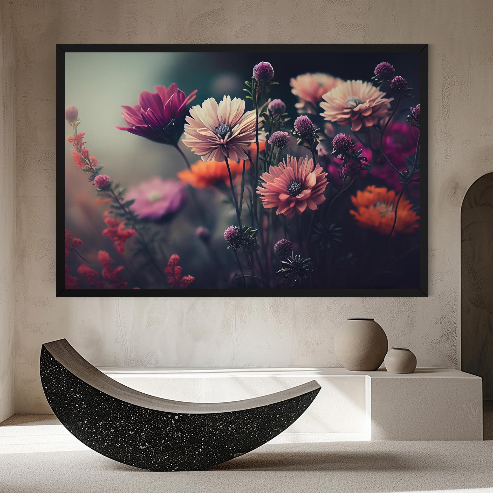 Tablou Canvas Beautiful Flower Garden mockup 8