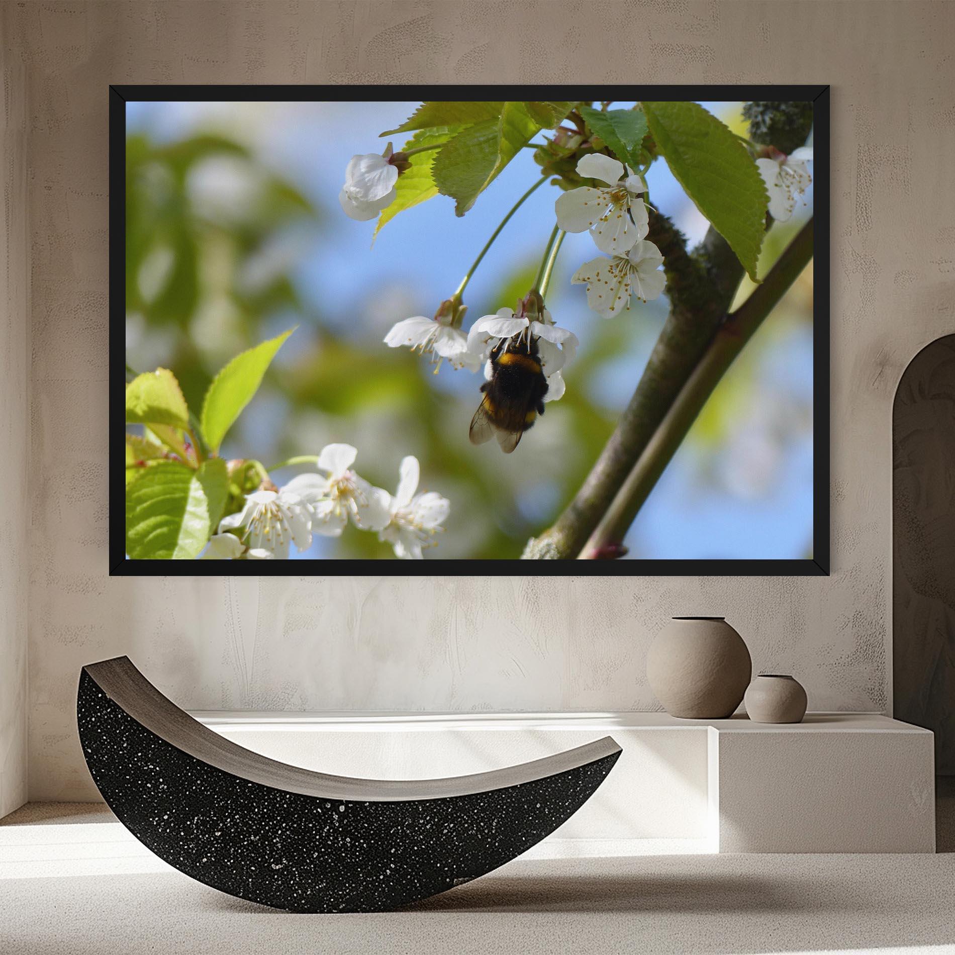 Tablou Canvas Bee Wild Tree mockup 8