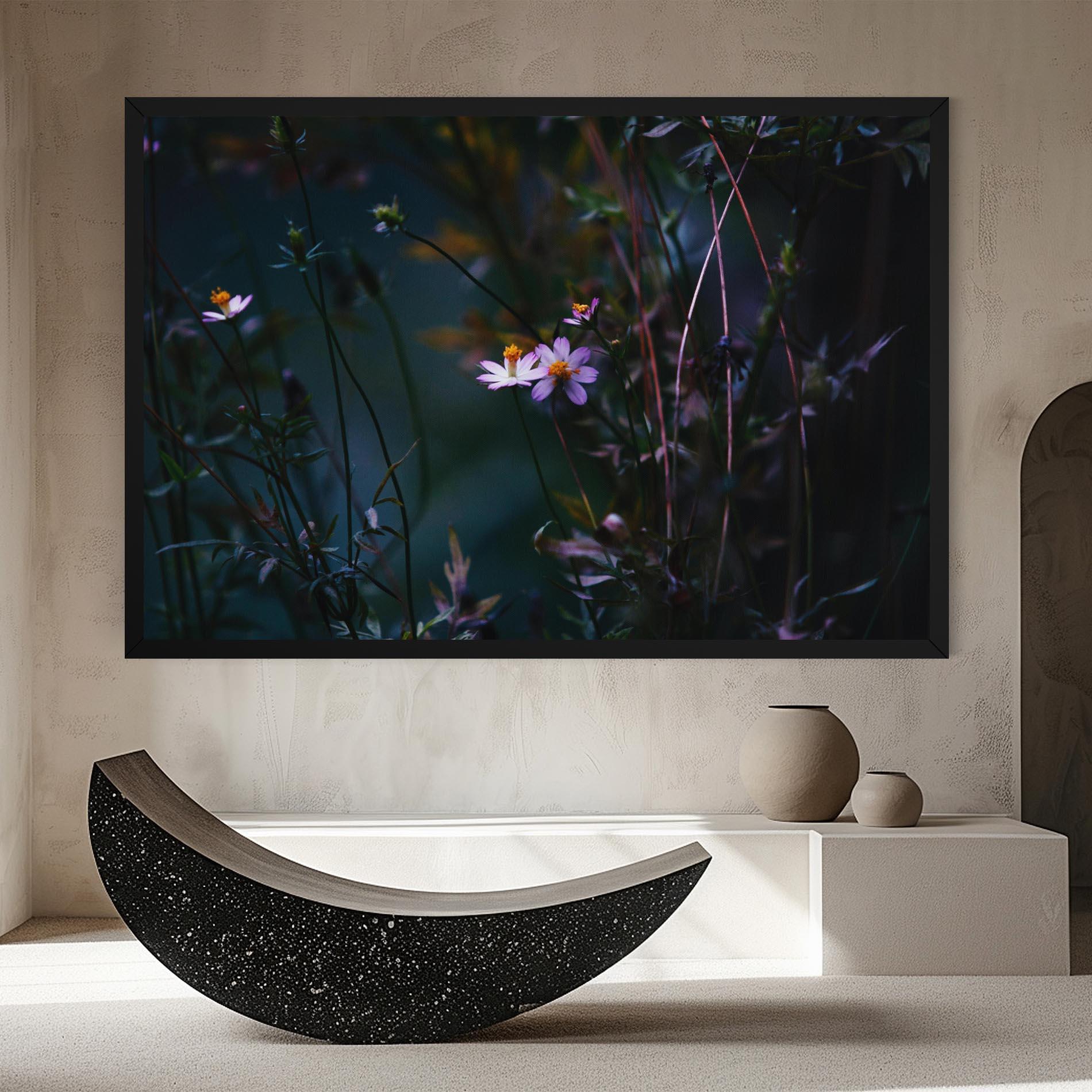 Tablou Canvas Night Flowers mockup 8