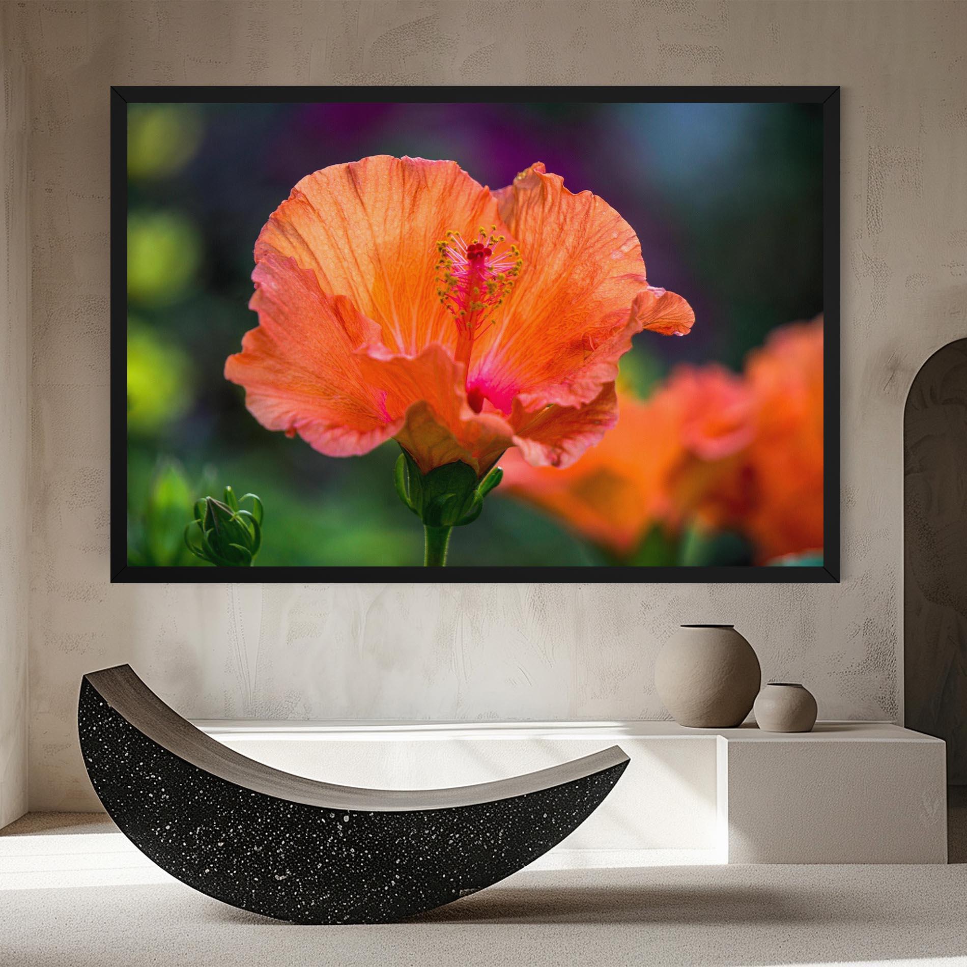 Tablou Canvas Orange Wild Flower mockup 8