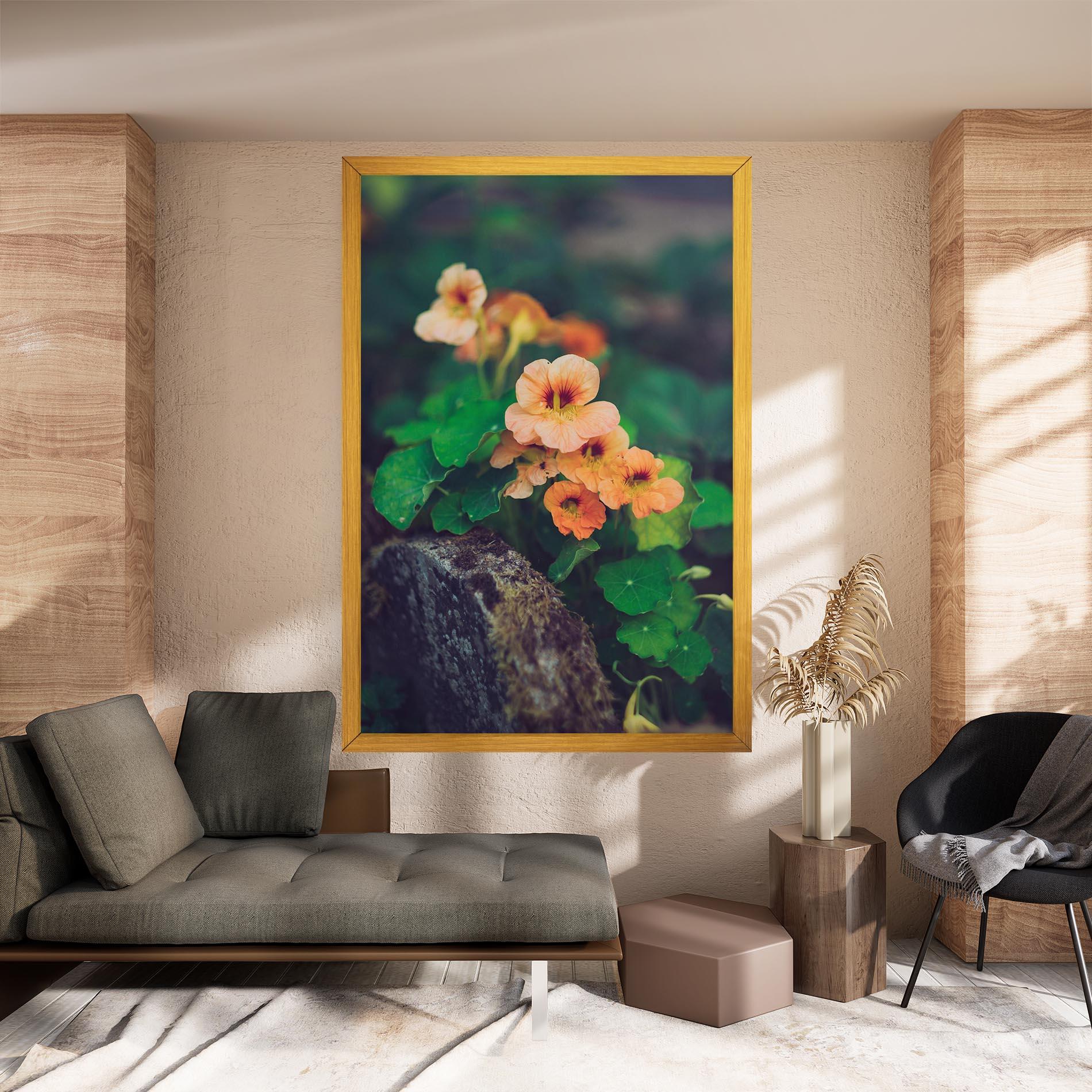 Tablou Canvas Small Pink Flowers mockup 8