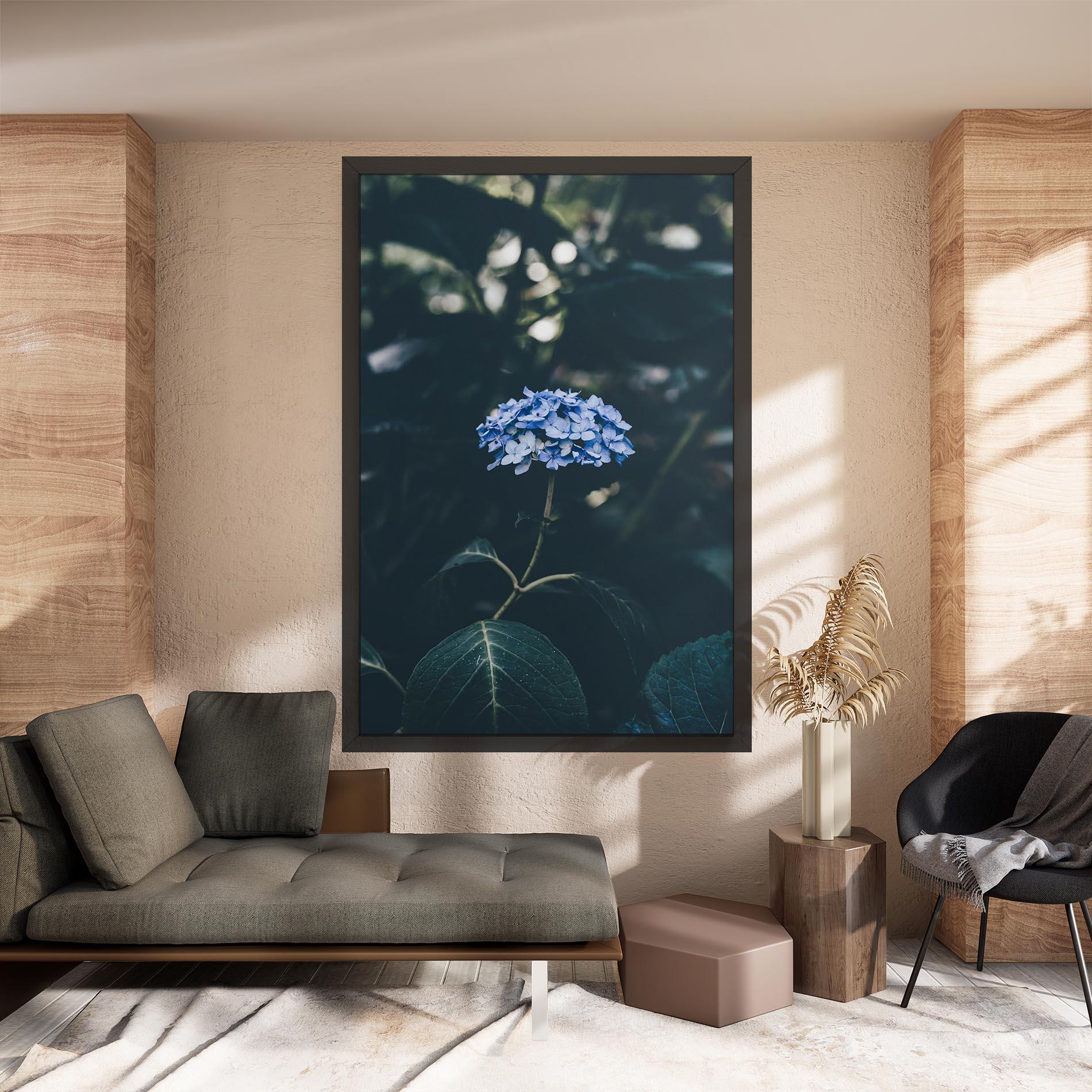 Tablou Canvas Forest Blue Flower mockup 8