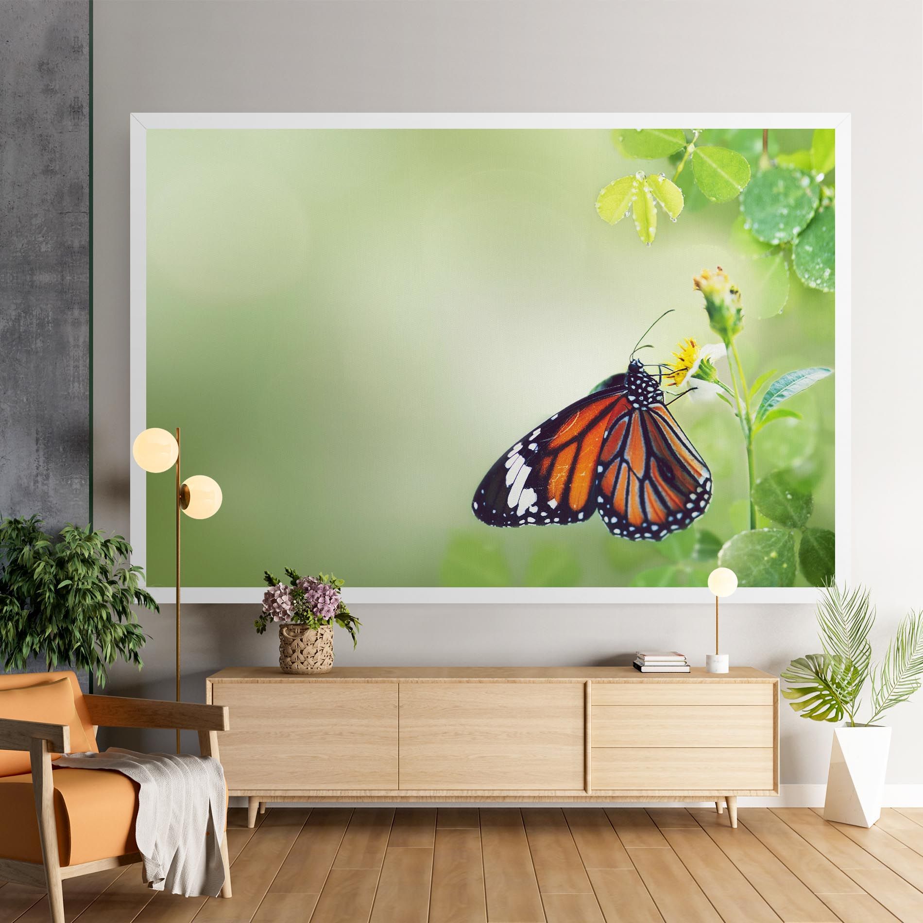 Butterfly Wild Plant mockup 9