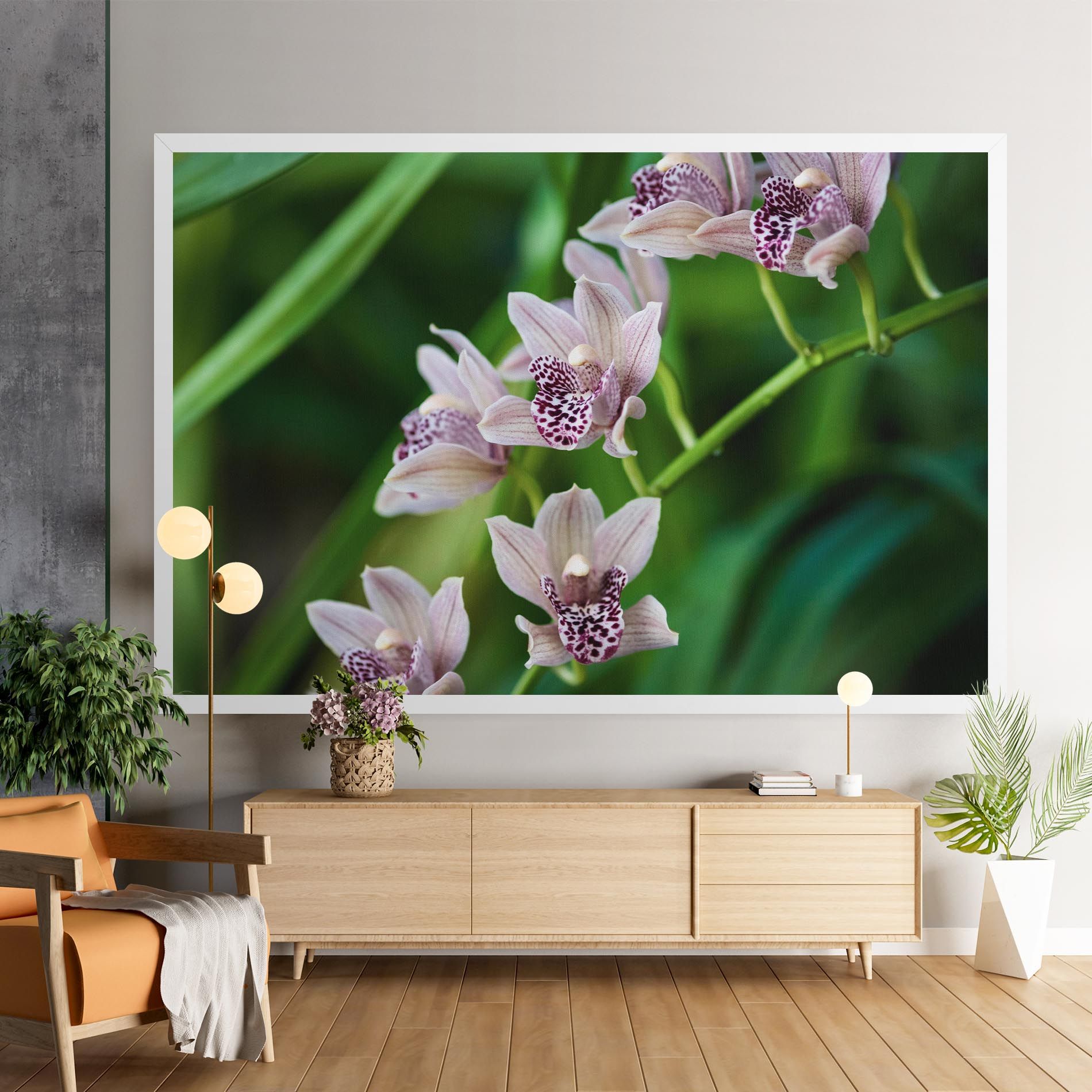 Cymbidium Orchid mockup 9