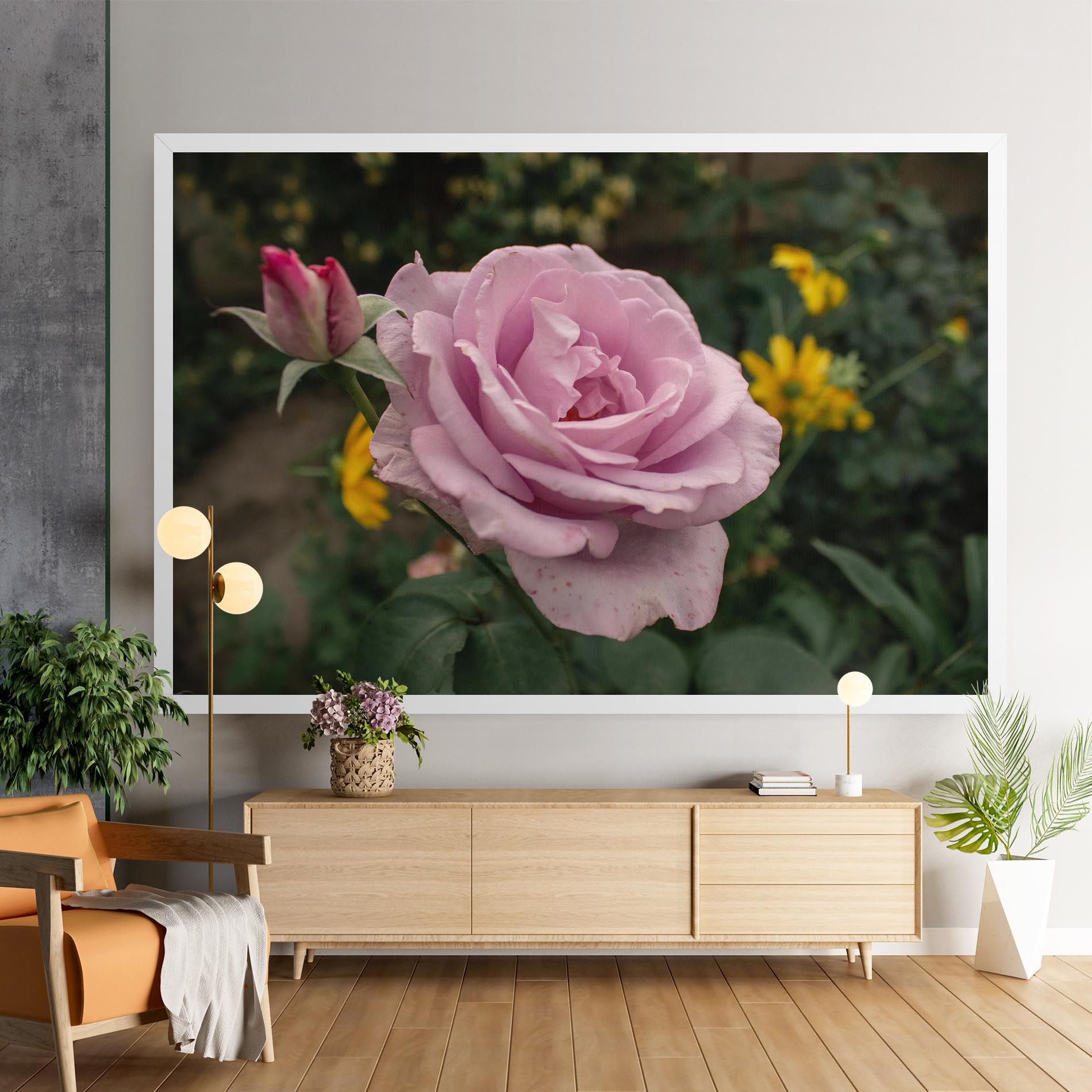 Garden Pink Rose mockup 9