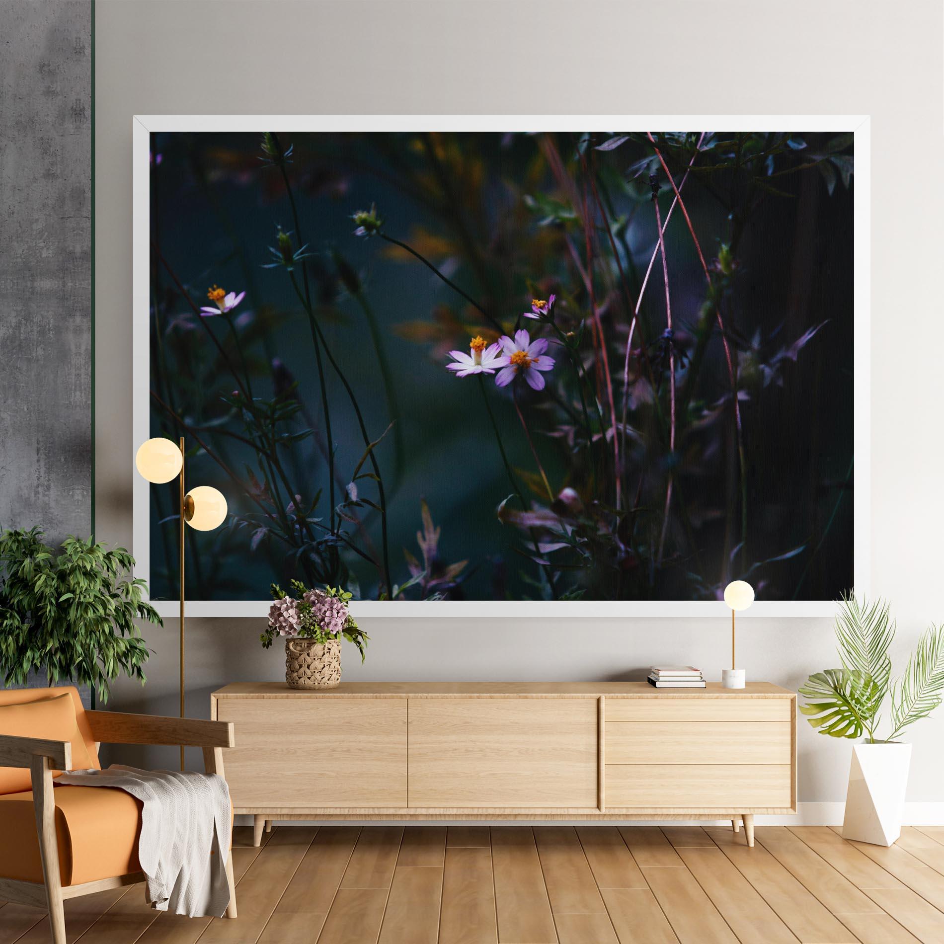 Tablou Canvas Night Flowers mockup 9