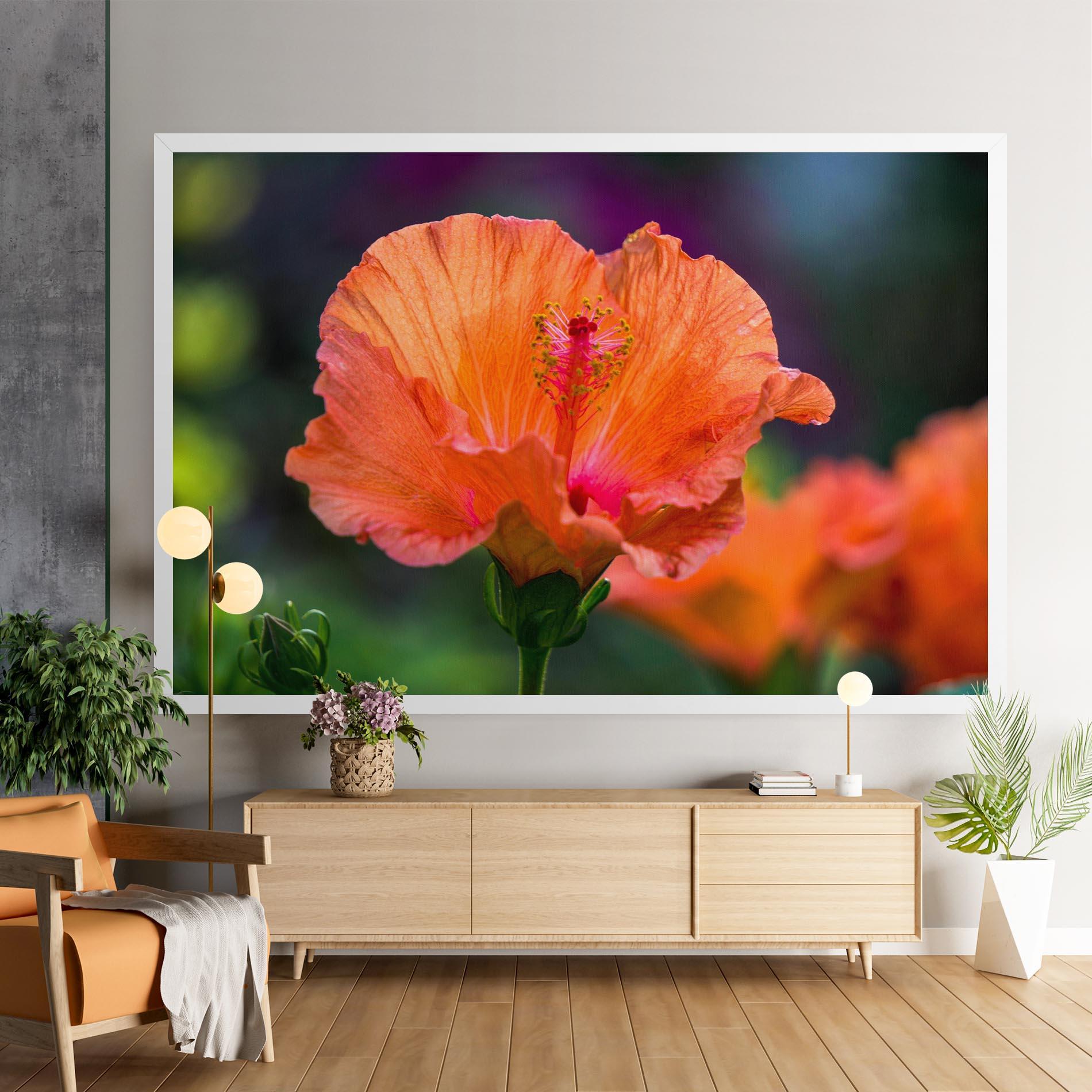 Tablou Canvas Orange Wild Flower mockup 9