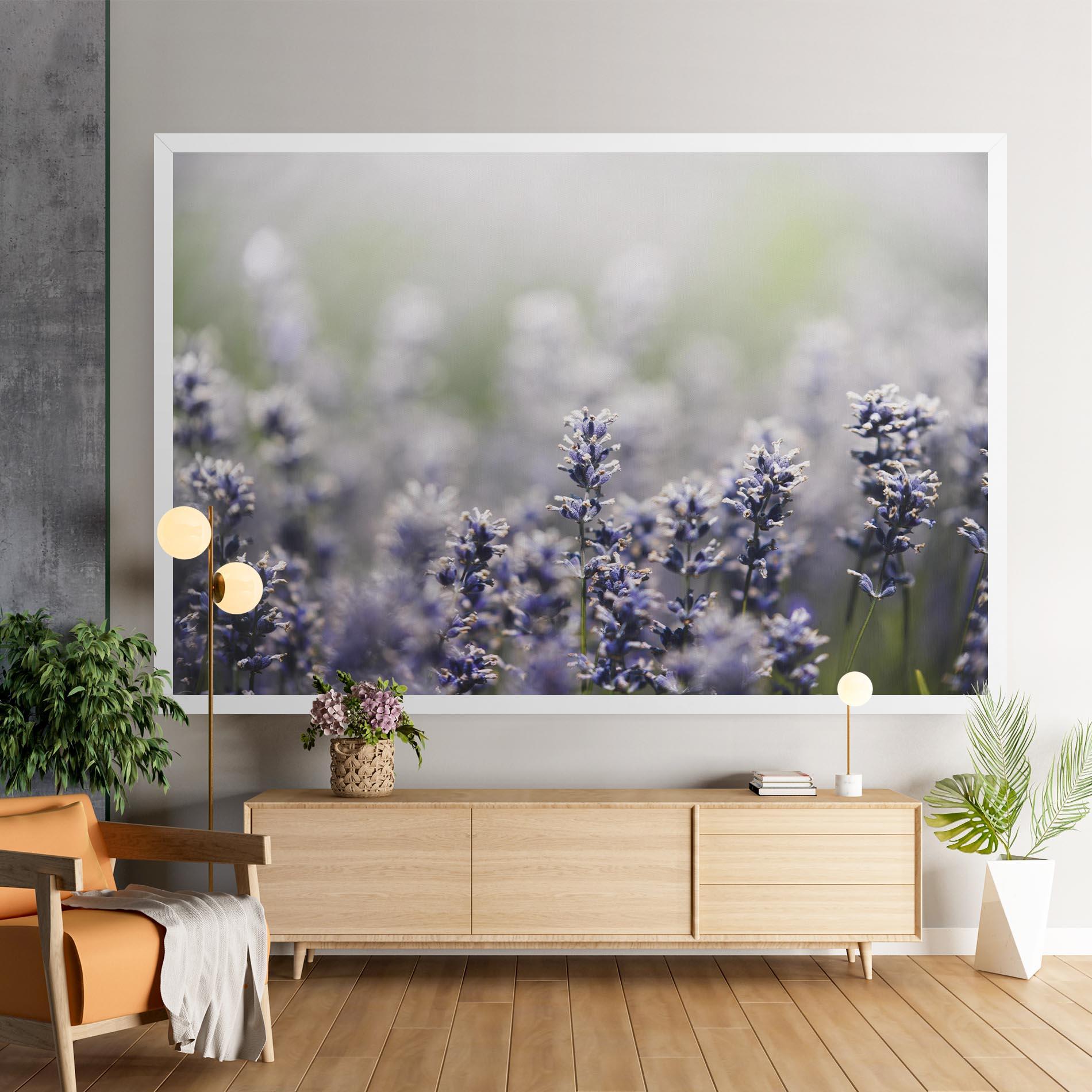 Tablou Canvas White Purple Wild mockup 9