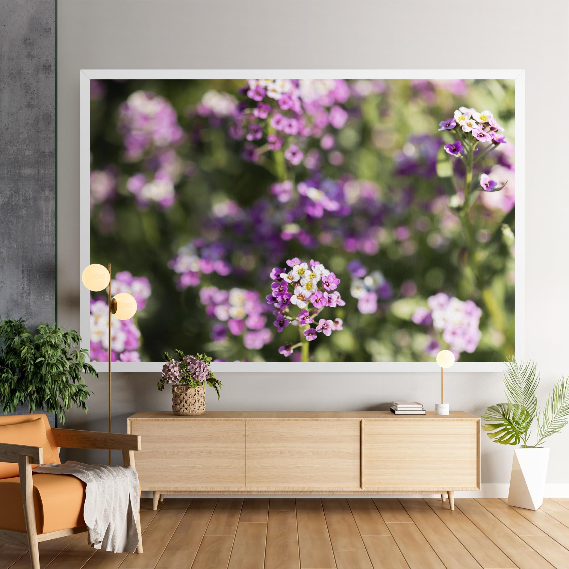 Tablou Canvas Wild Purple Field mockup 9