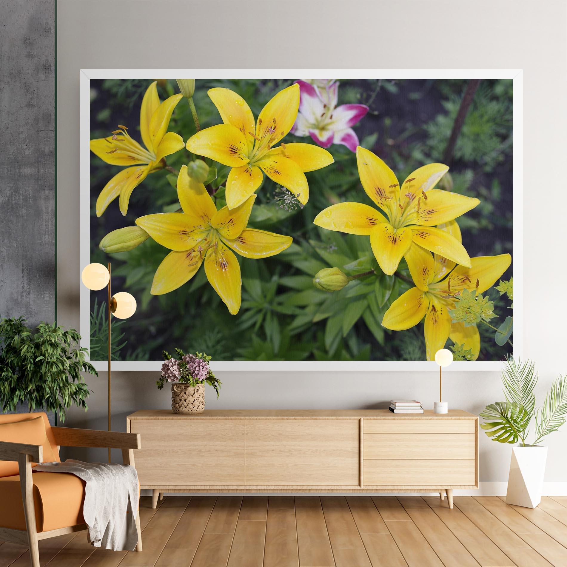 Tablou Canvas Yellow Flowers mockup 9
