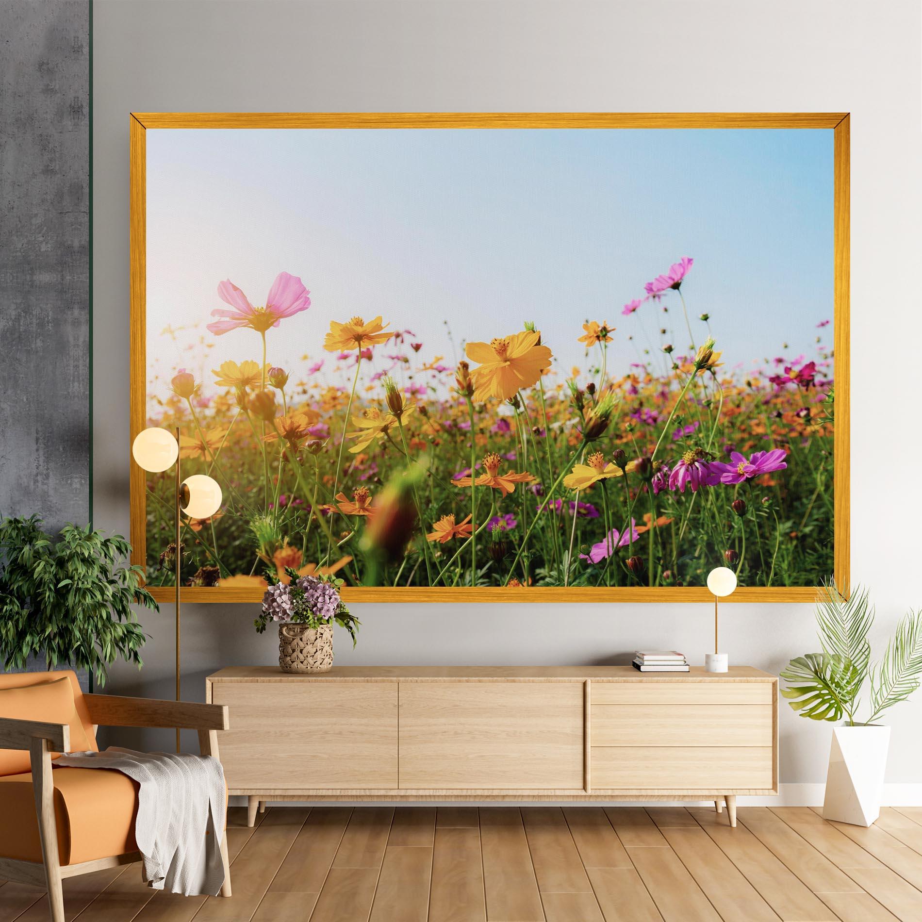 Tablou Canvas Cosmos Field Sunset mockup 9