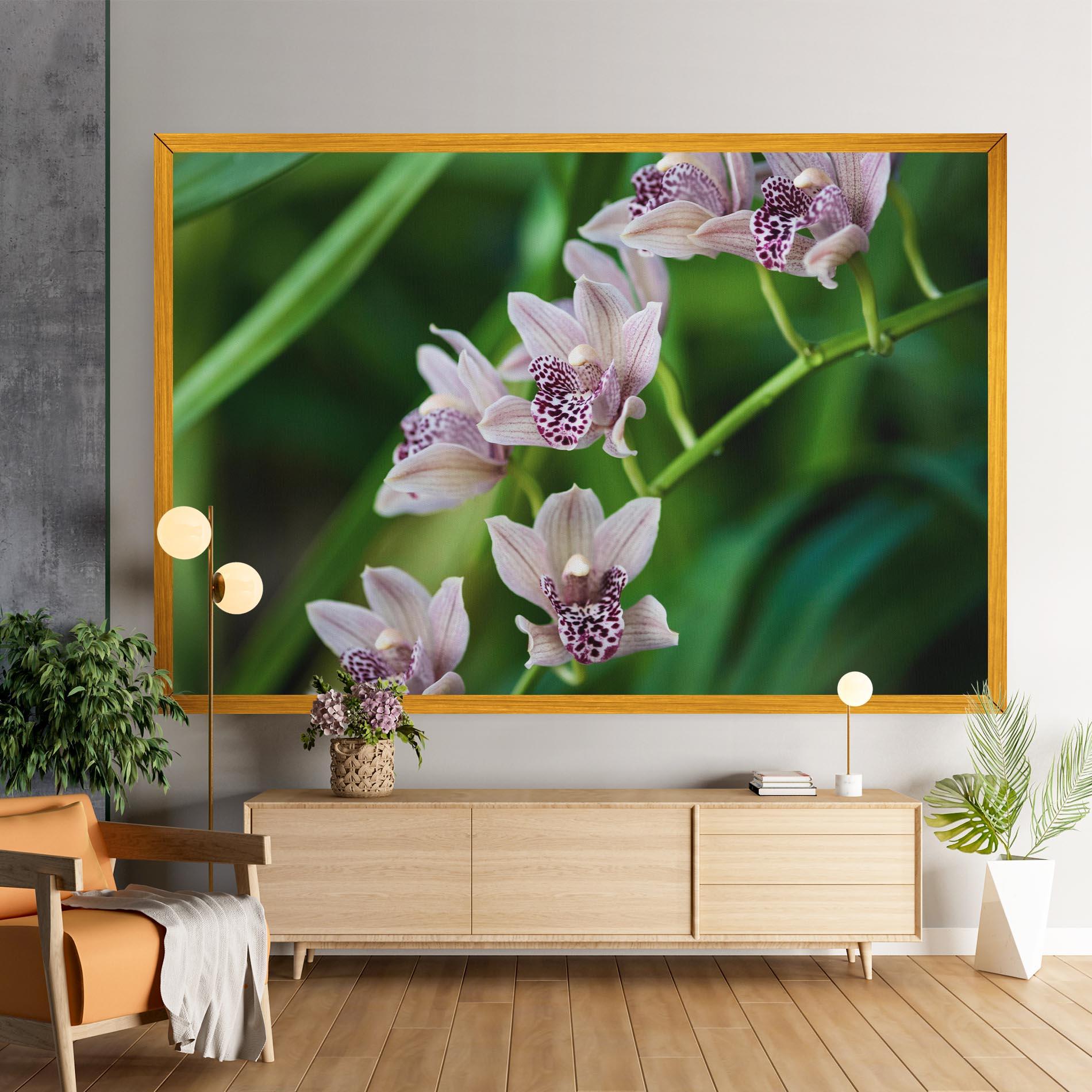 Tablou Canvas Cymbidium Orchid mockup 9