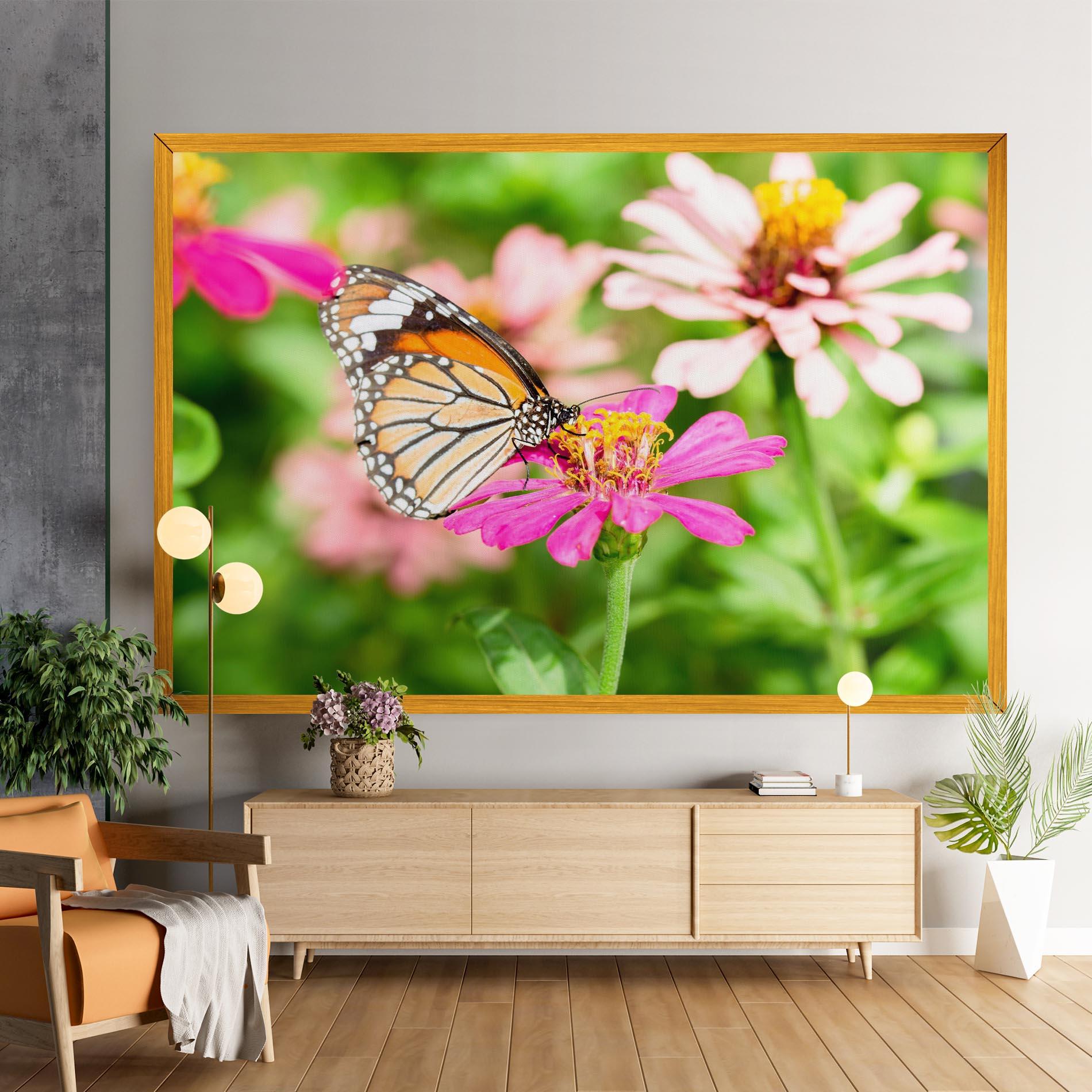 Tablou Canvas Daylight Butterfly mockup 9