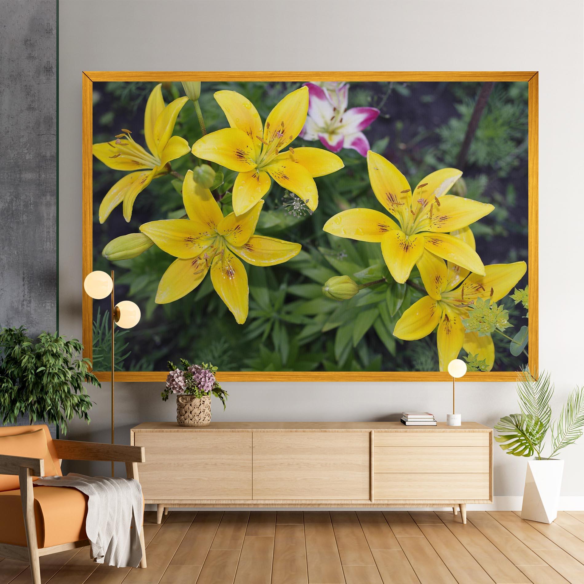 Tablou Canvas Yellow Flowers mockup 9