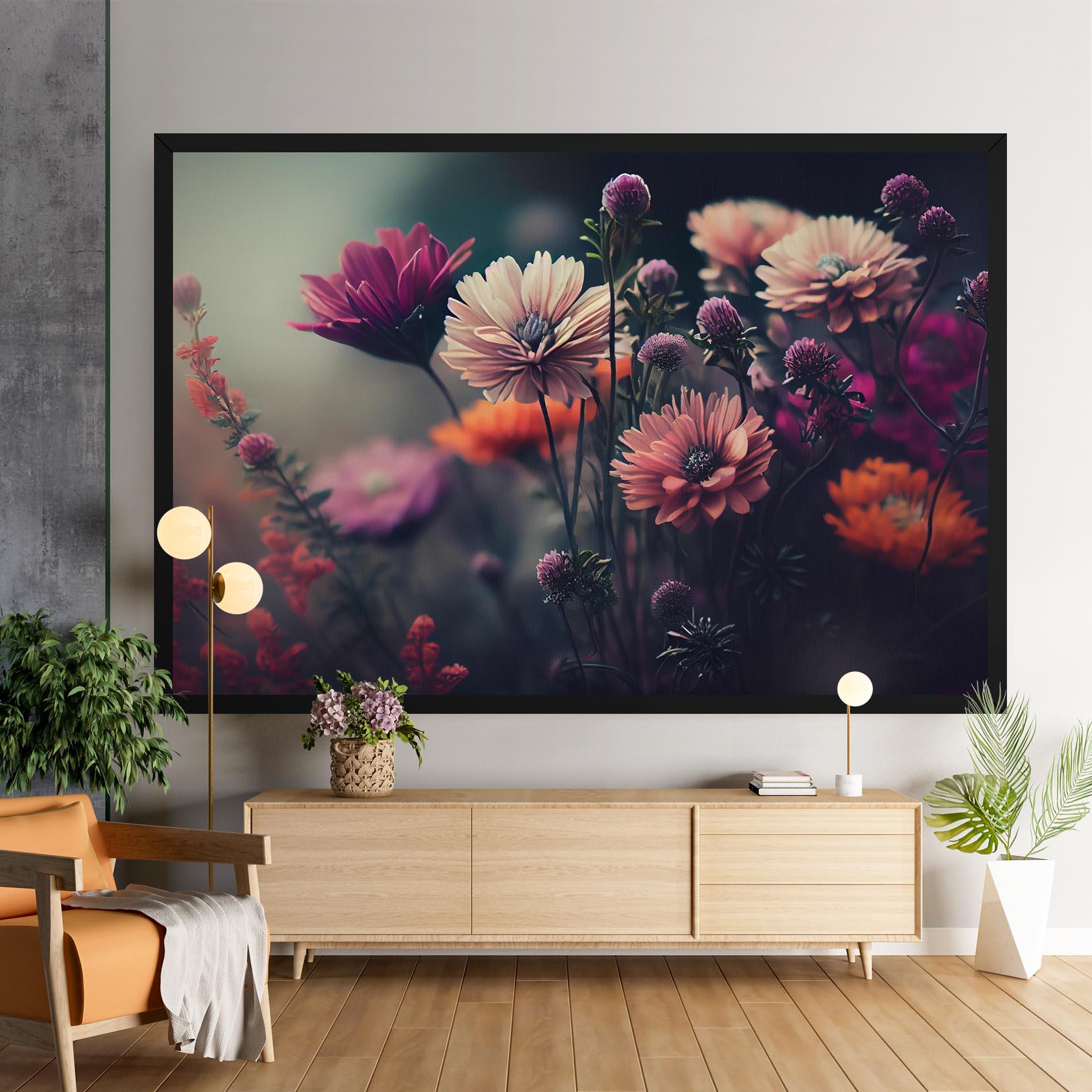 Tablou Canvas Beautiful Flower Garden mockup 9