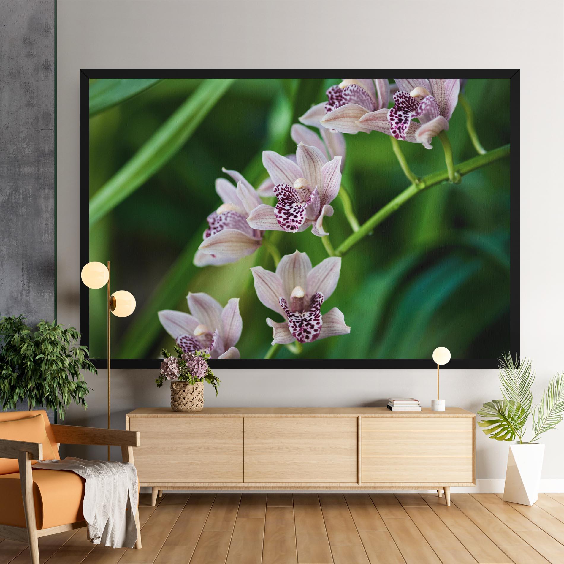 Tablou Canvas Cymbidium Orchid mockup 9