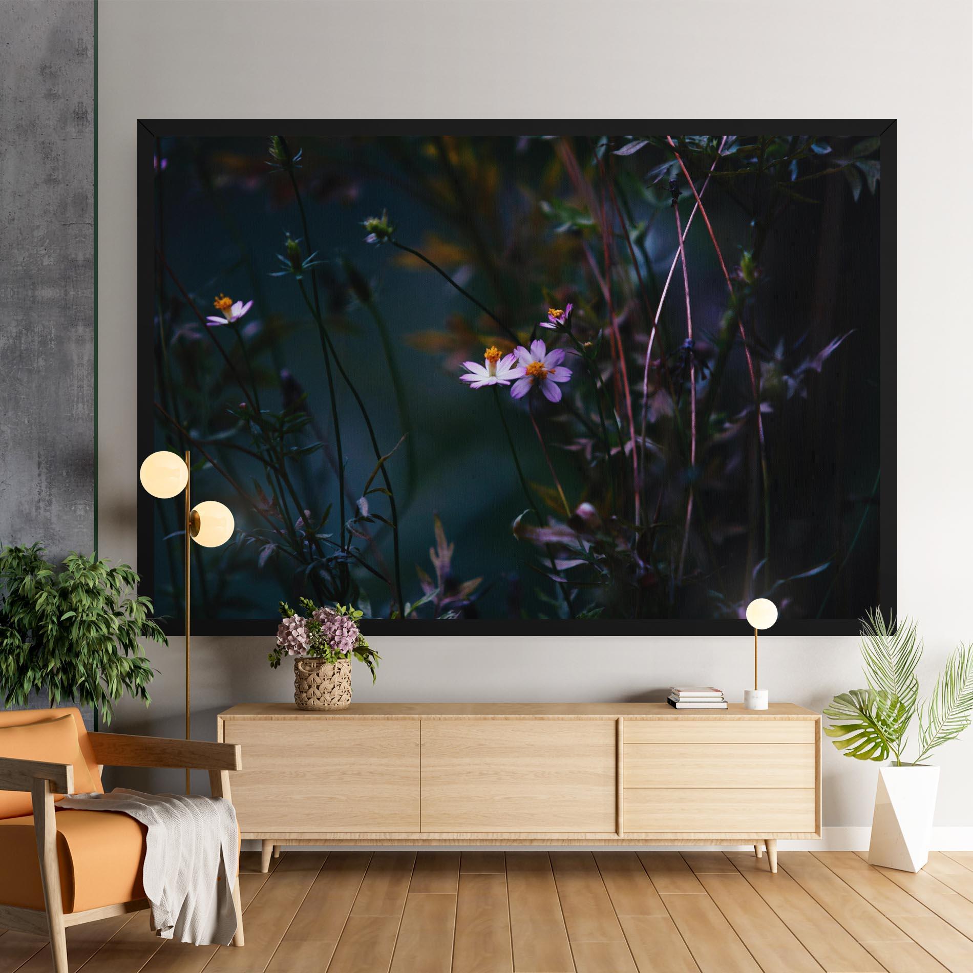 Tablou Canvas Night Flowers mockup 9