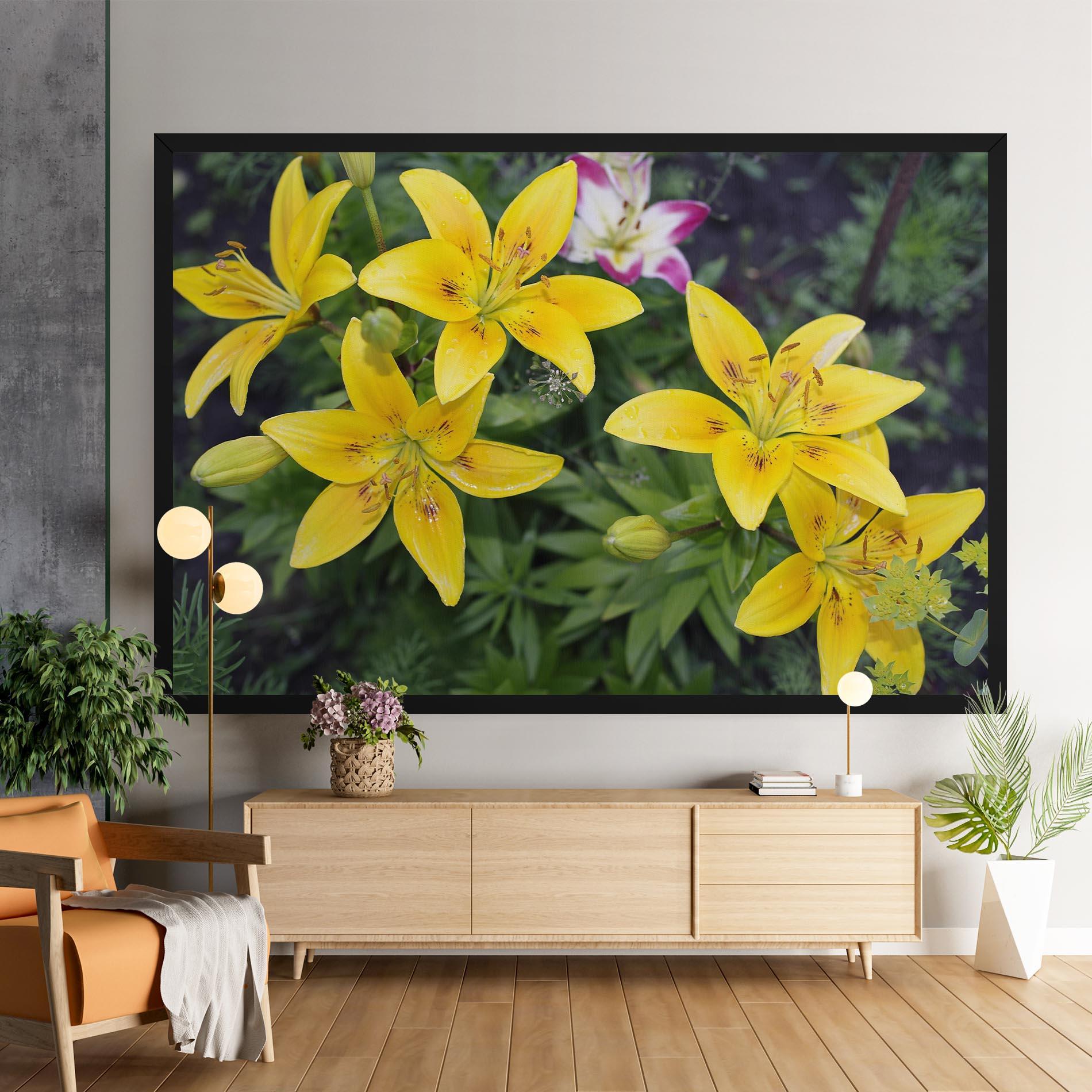 Tablou Canvas Yellow Flowers mockup 9