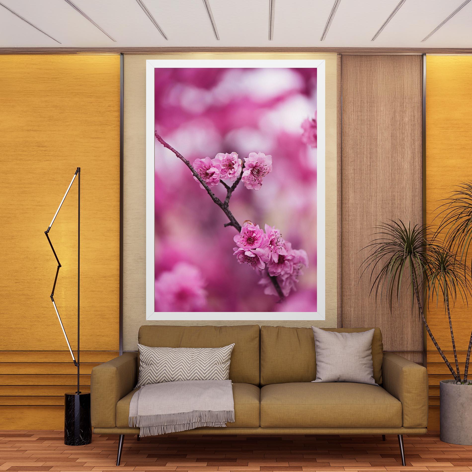 Tablou Canvas Pink Flower Tree mockup 9