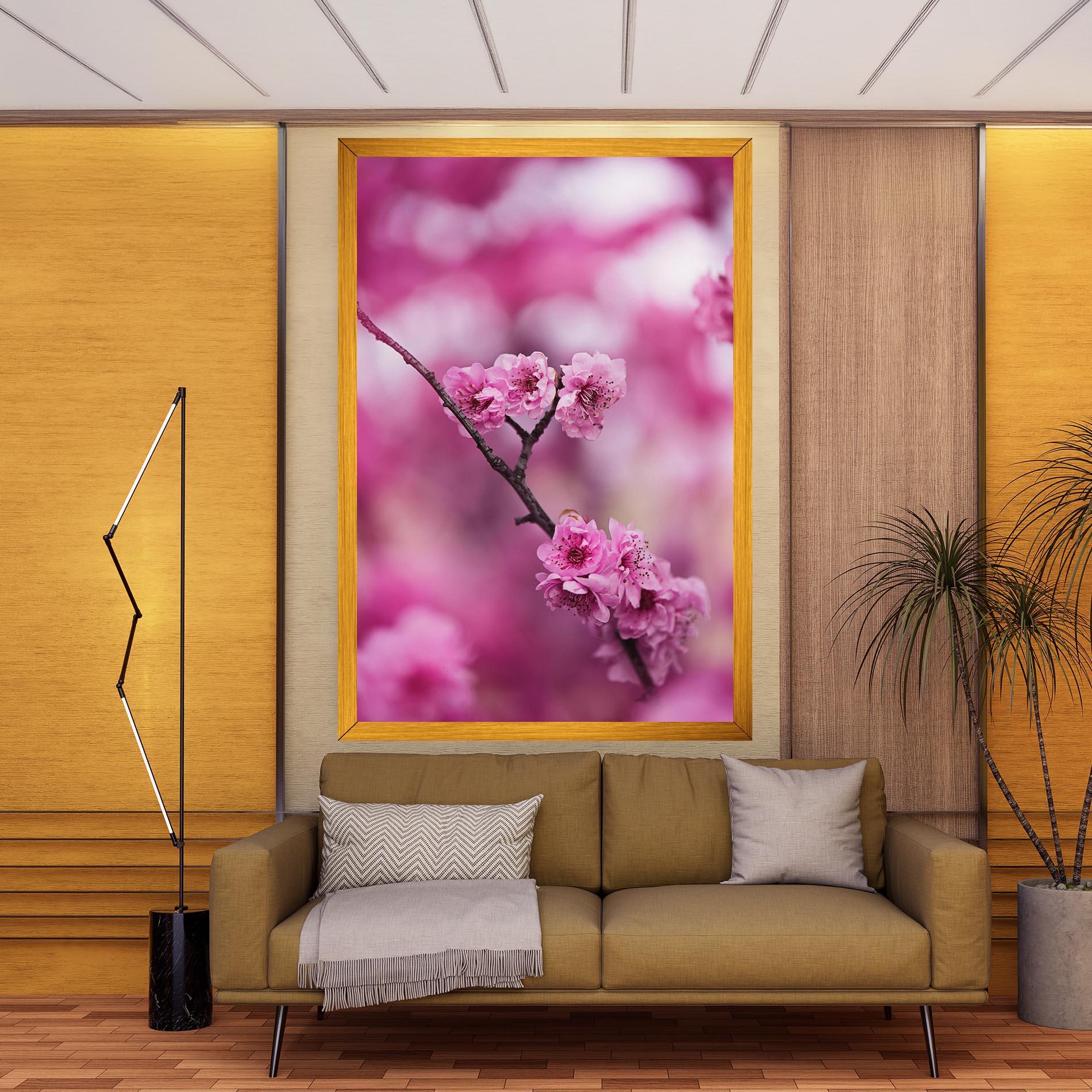 Tablou Canvas Pink Flower Tree mockup 9