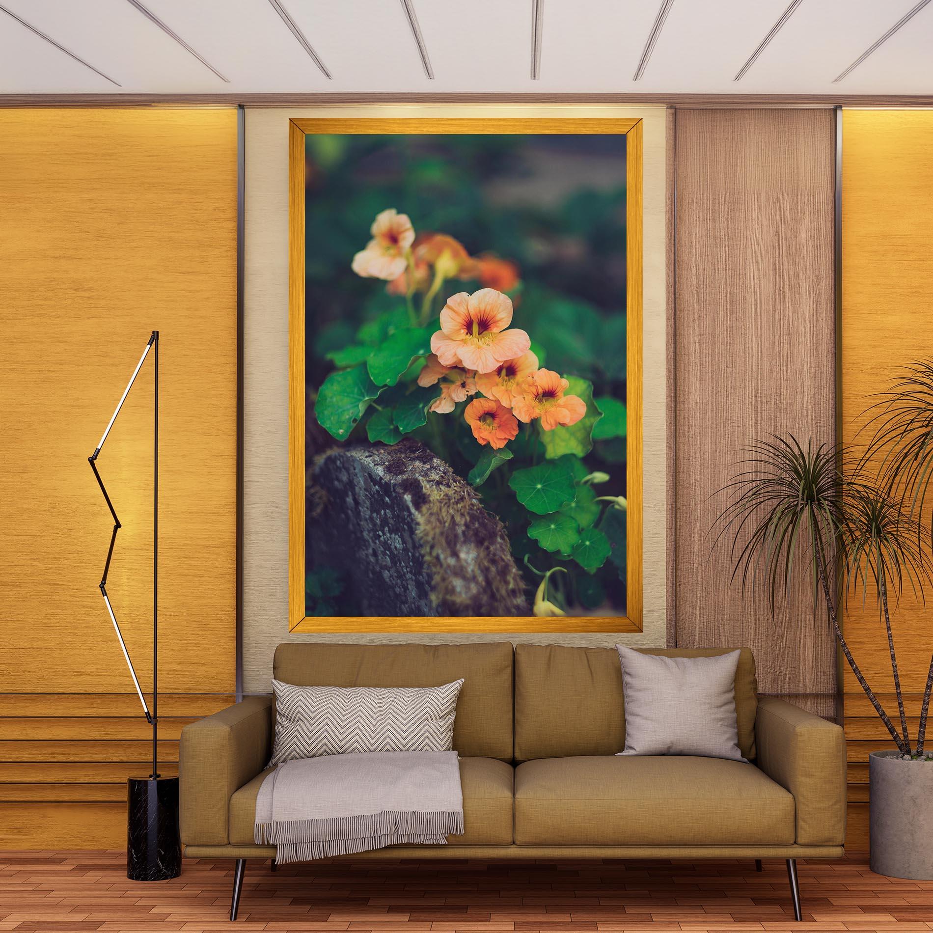 Tablou Canvas Small Pink Flowers mockup 9