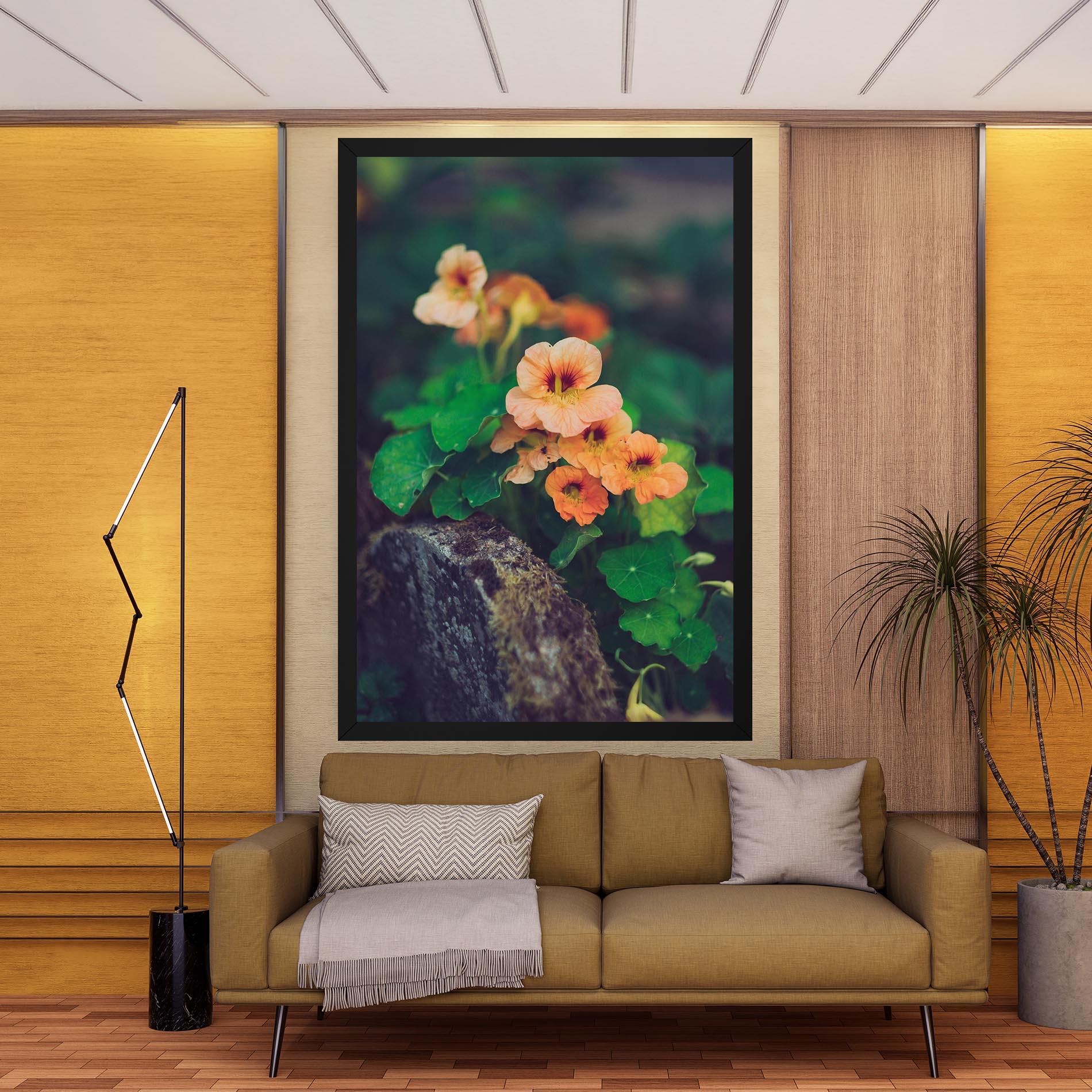 Tablou Canvas Small Pink Flowers mockup 9