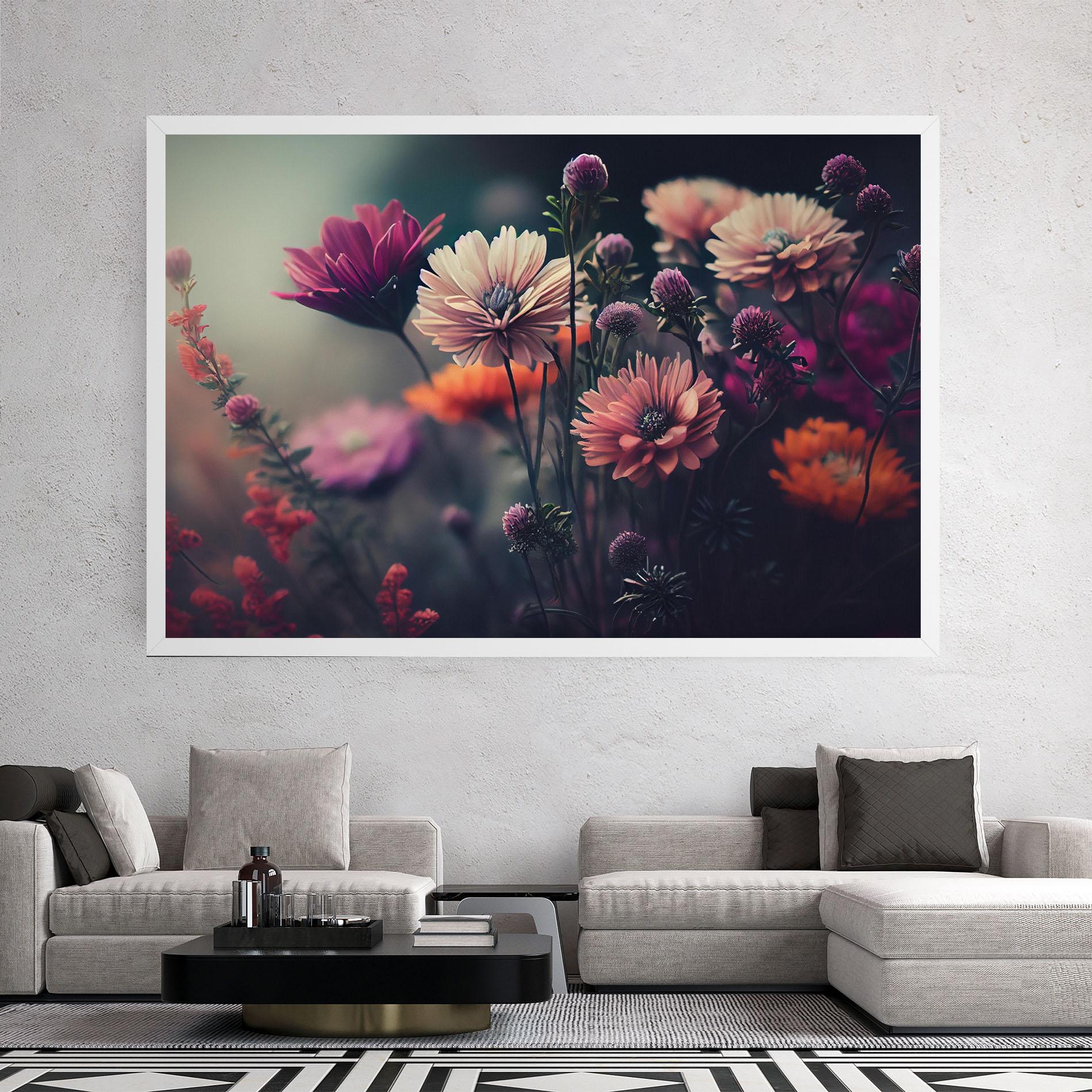 Tablou Canvas Beautiful Flower Garden mockup 2